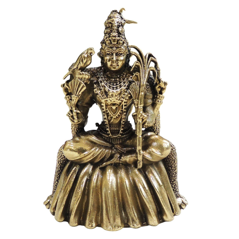 Brass Kamakshi Devi — 3.6"
