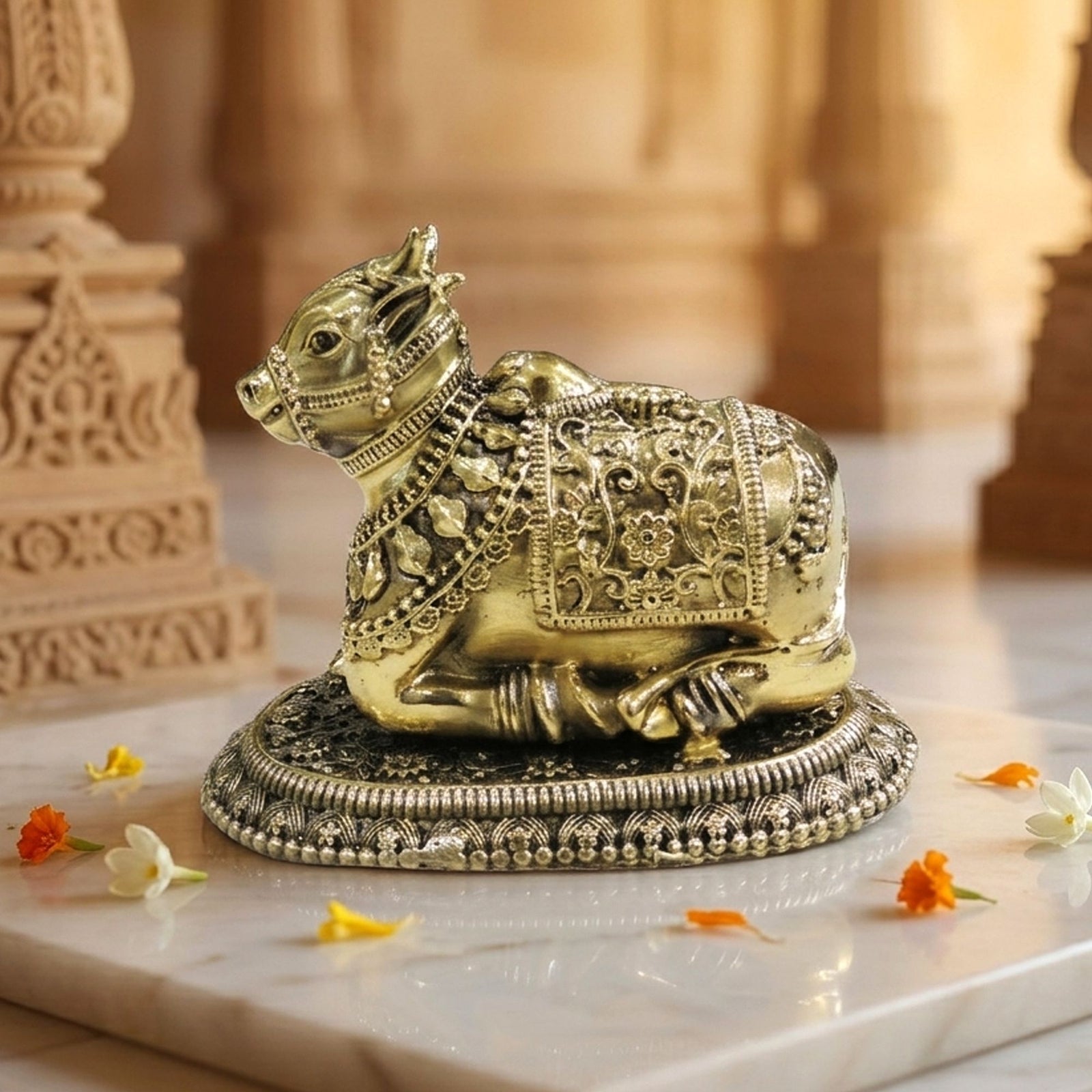 Brass Nandi — 3.1"