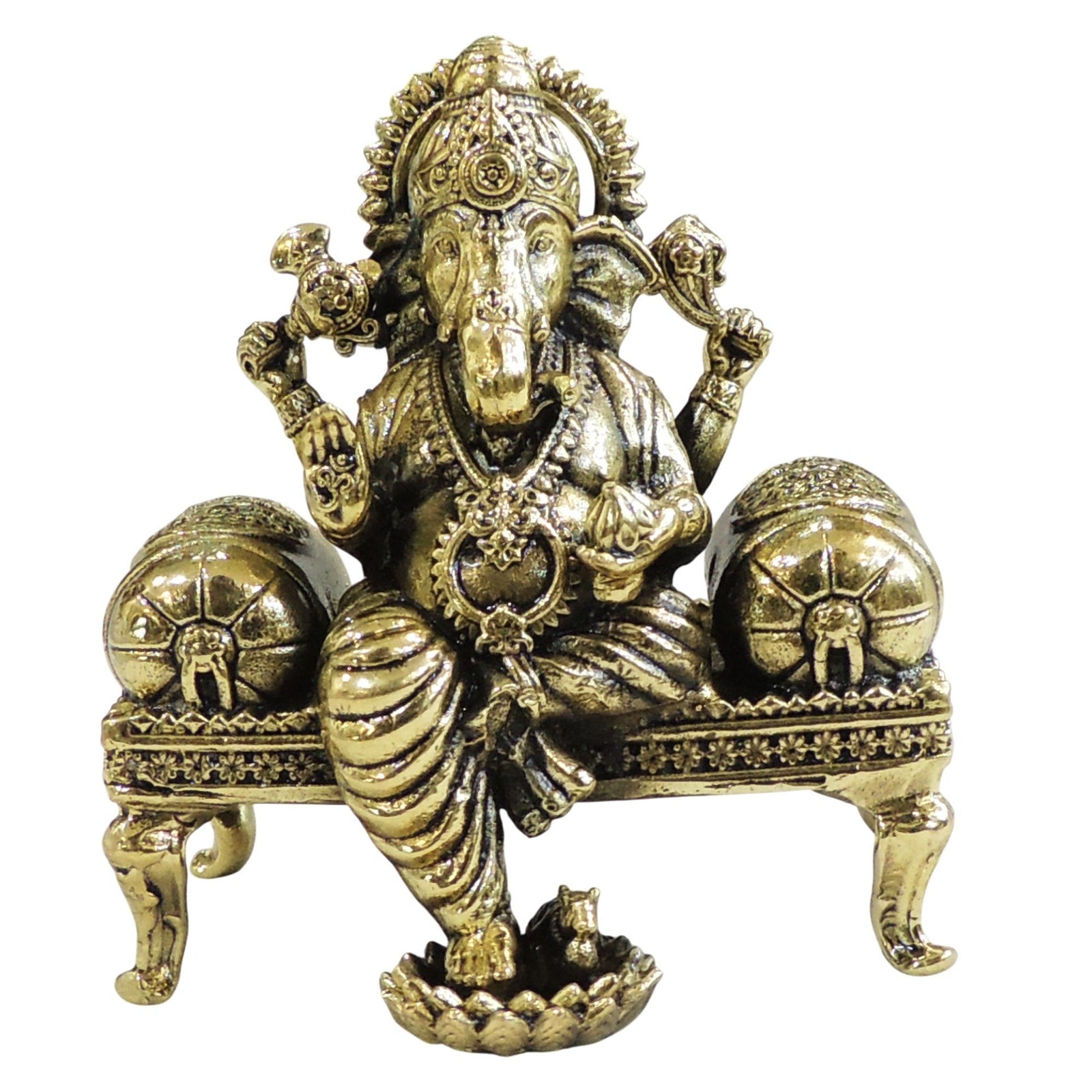 Brass Ganesh — 3"