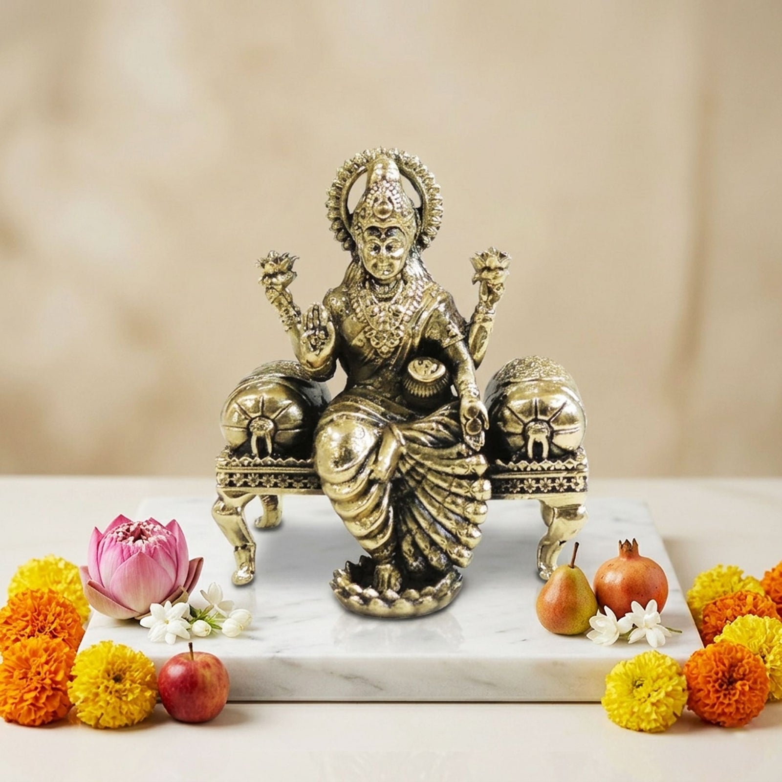 Brass Lakshmi — 3"
