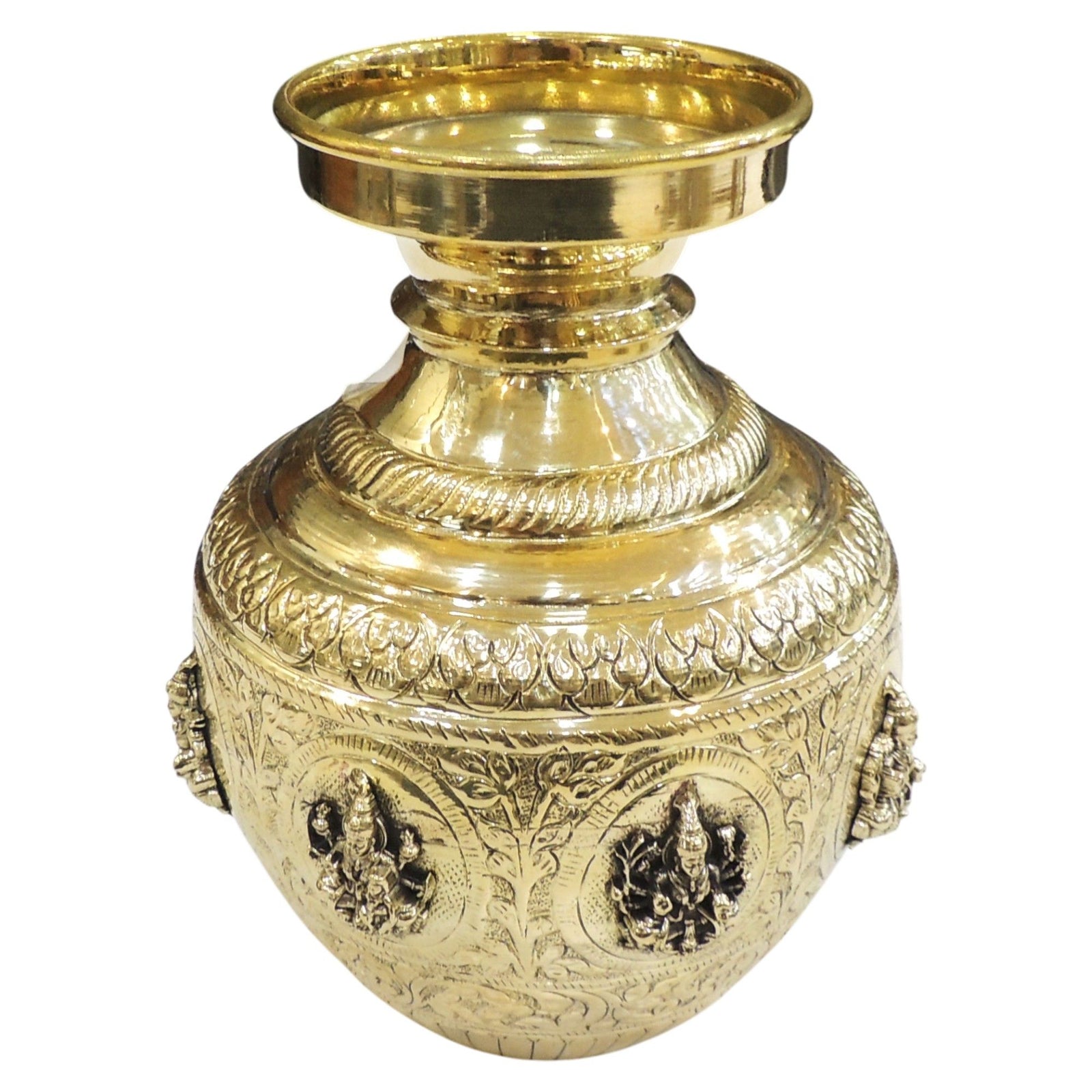 Brass Lakshmi — 8"