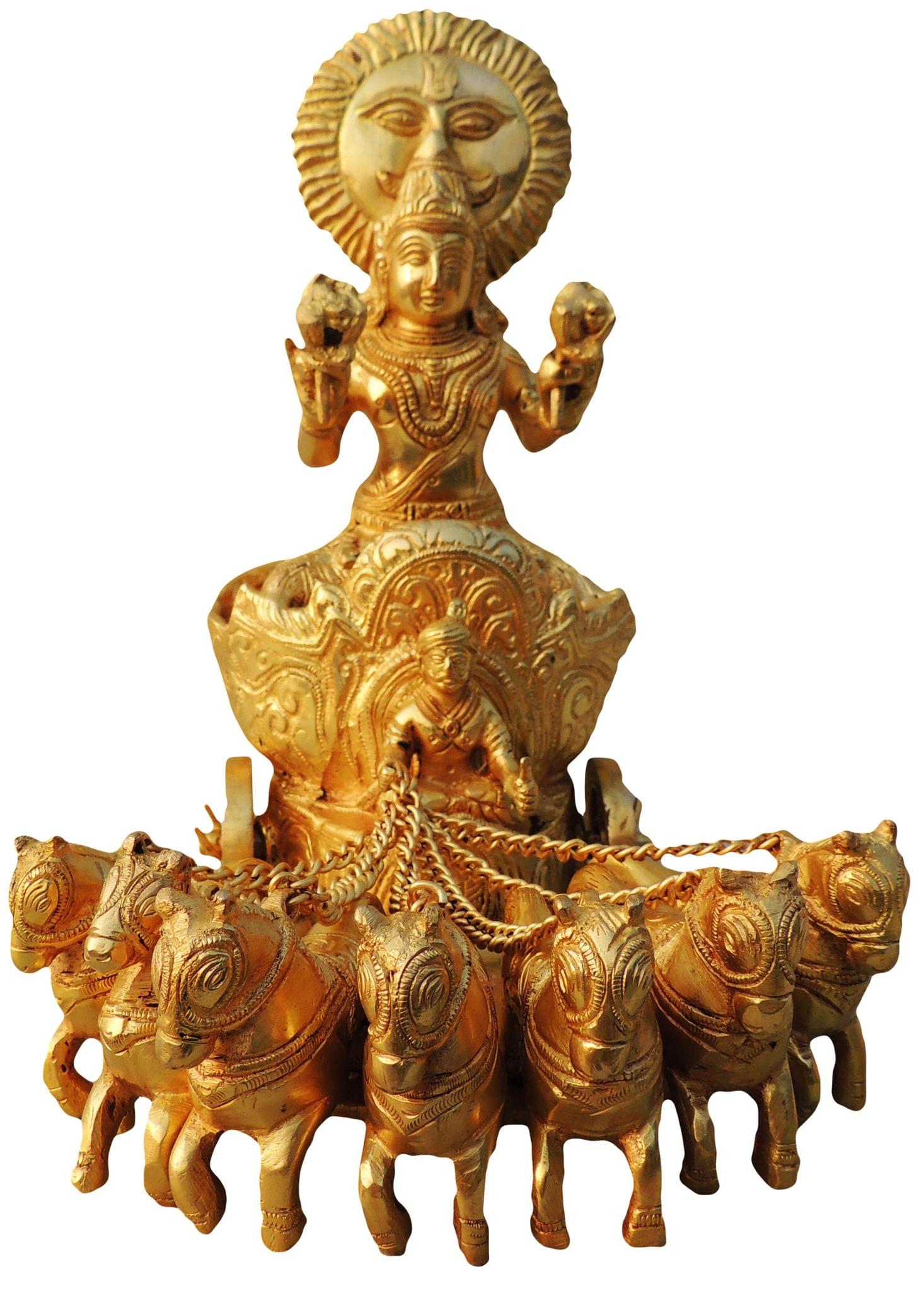 Brass Surya Dev Rath s — 11"