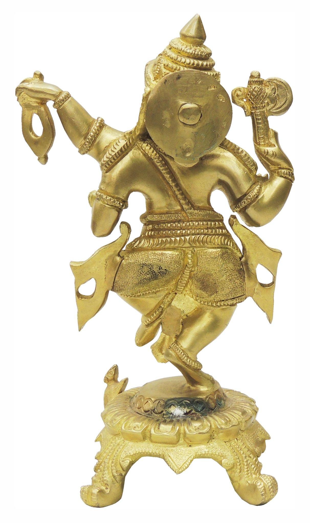 Brass Ganesh, Dancing