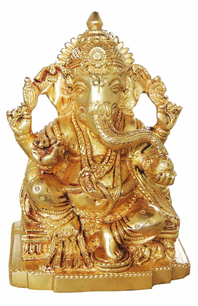Brass Ganesh — 5"