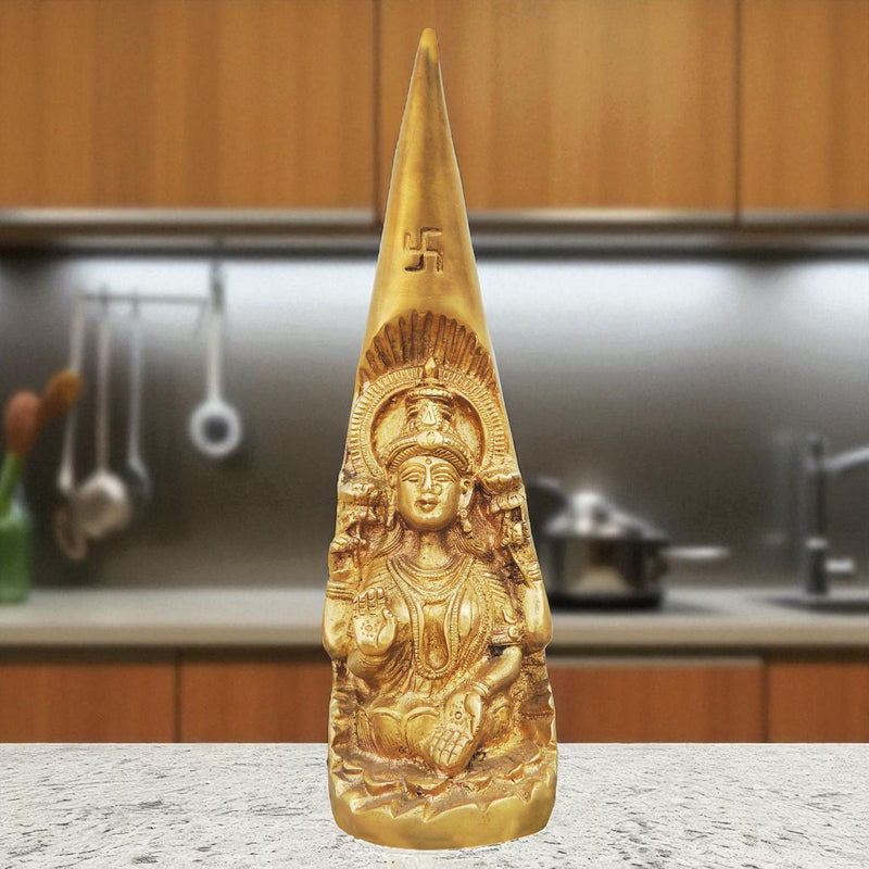 Brass Lakshmi — 8.5"