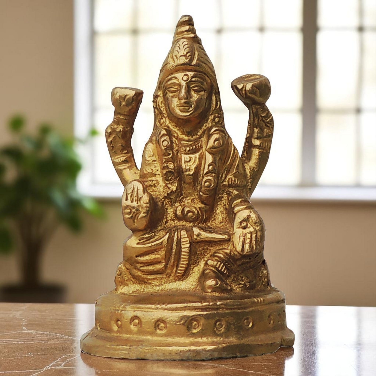 Brass Lakshmi — 2.5"