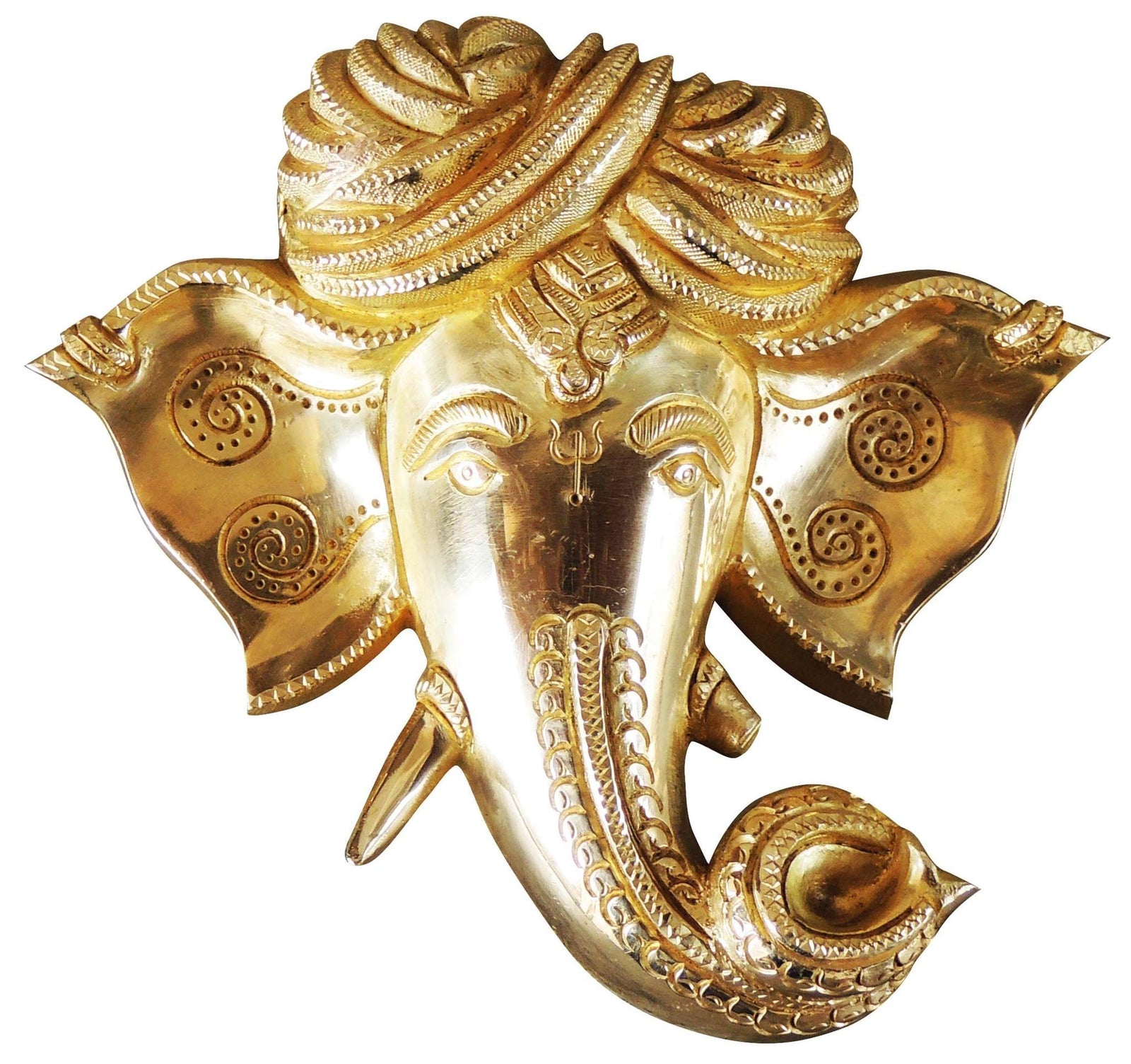 Brass Ganesh — 6.5"