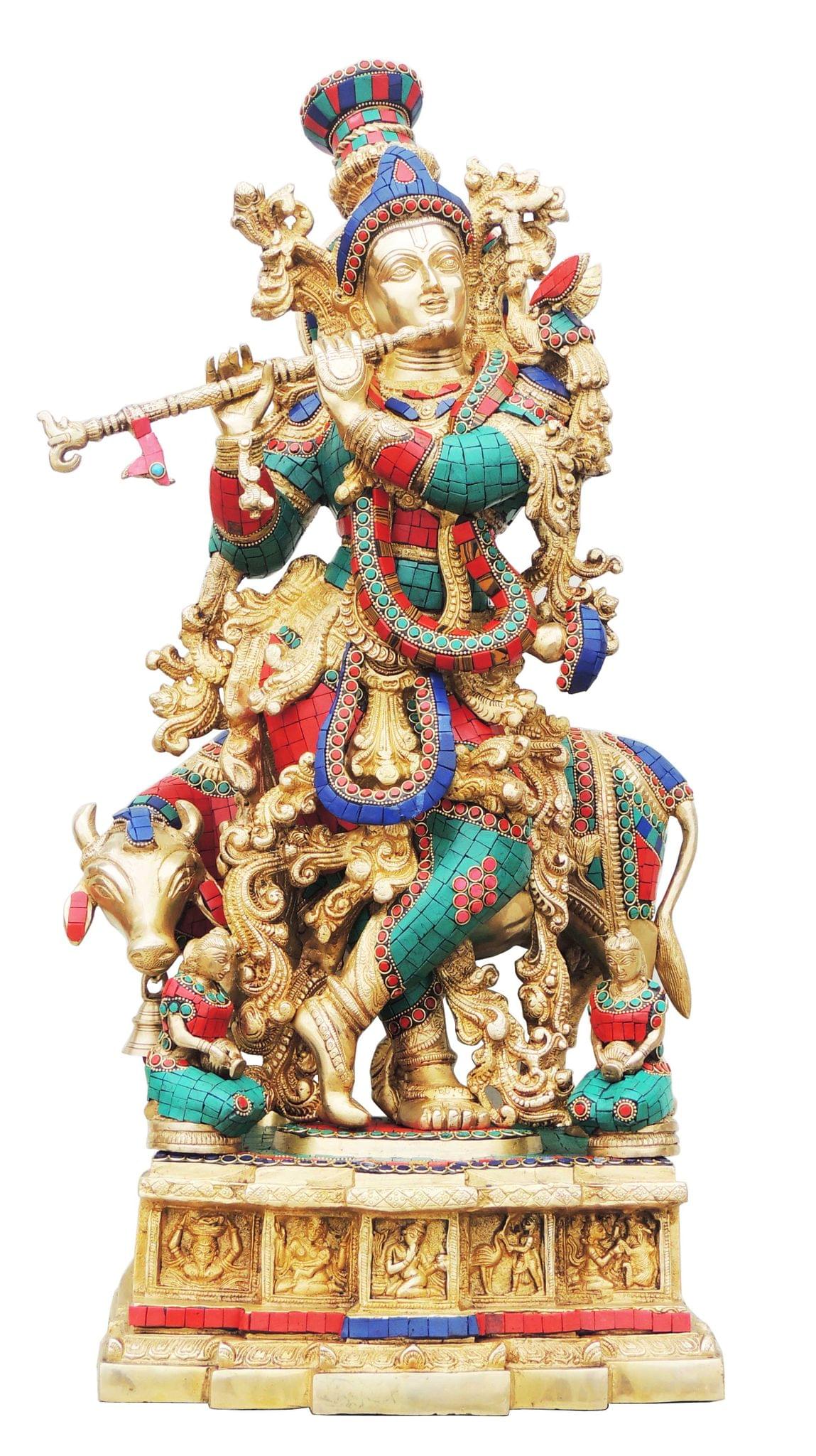 Brass Krishna