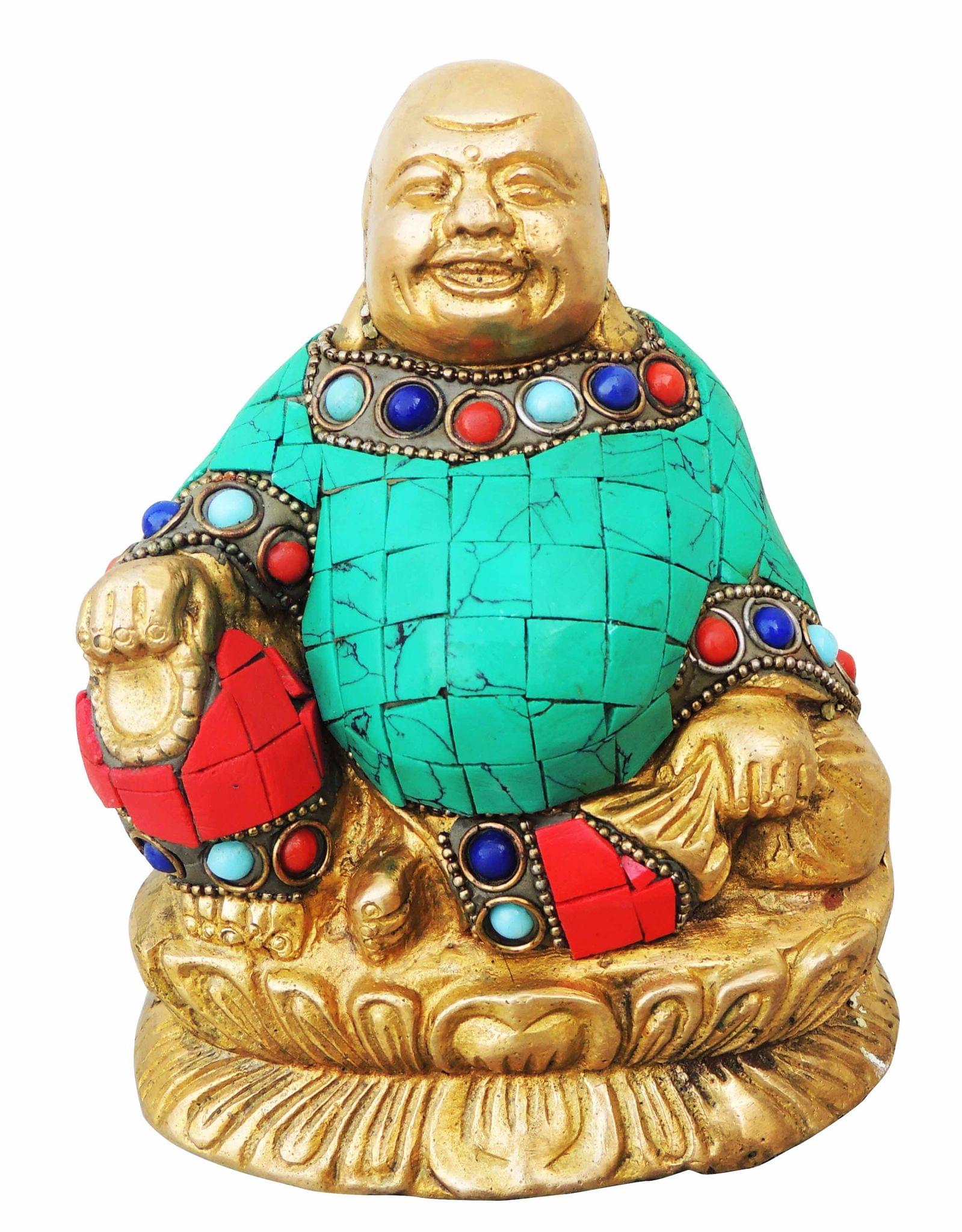 Brass Buddha — 5.2"
