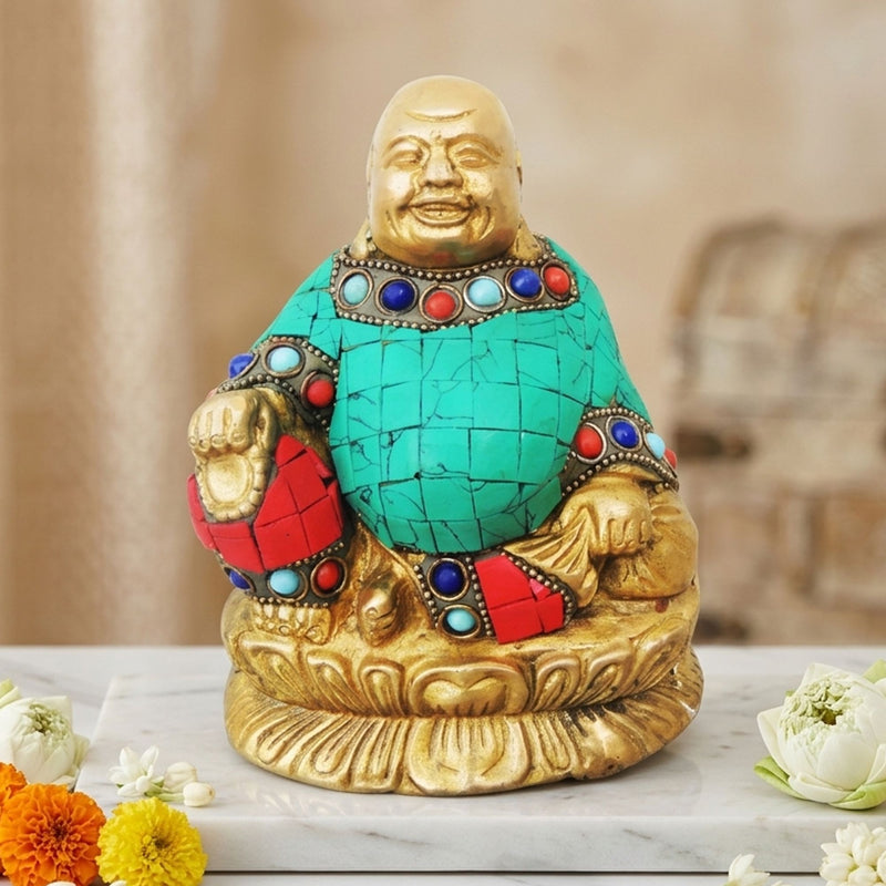 Brass Buddha — 5.2"