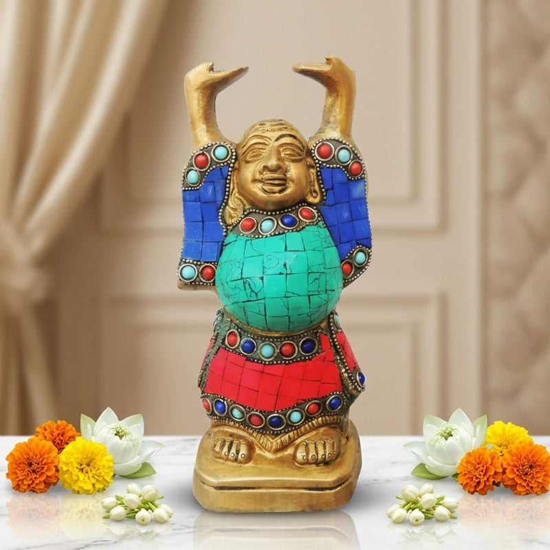 Brass Buddha — 8"