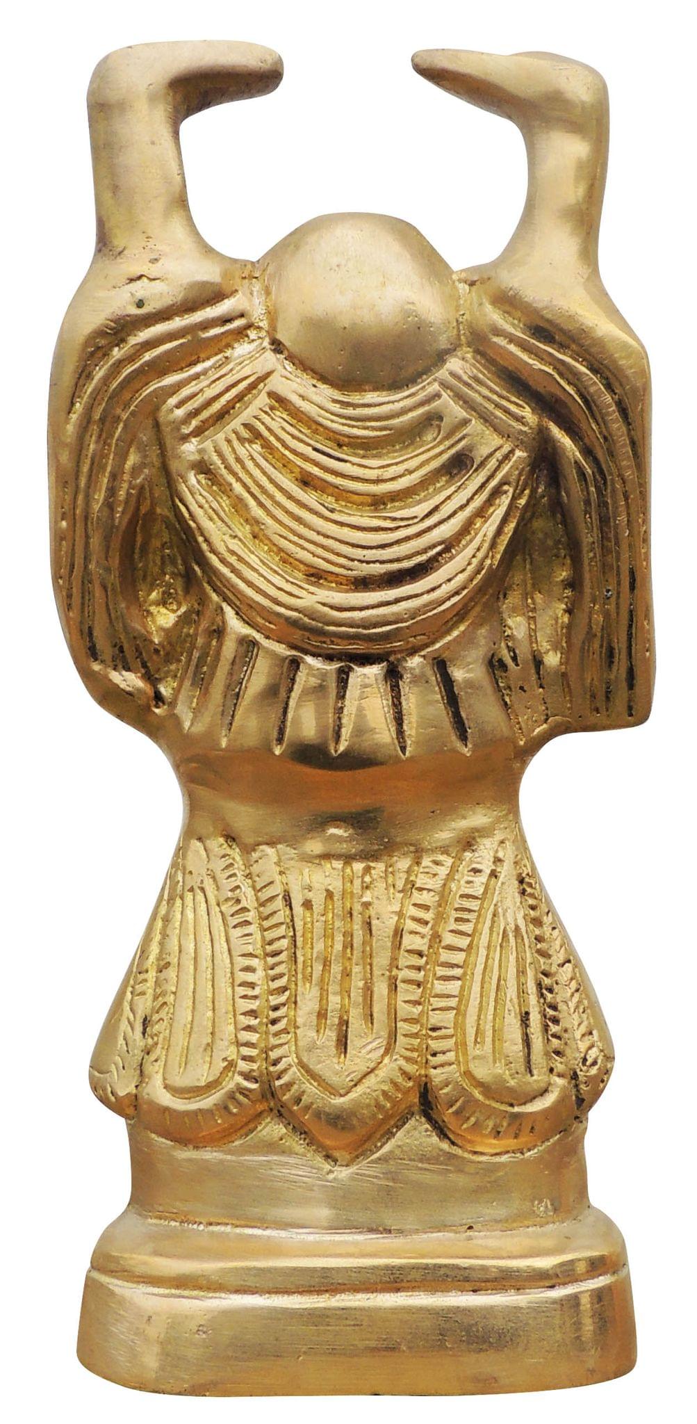 Brass Buddha — 7.6"