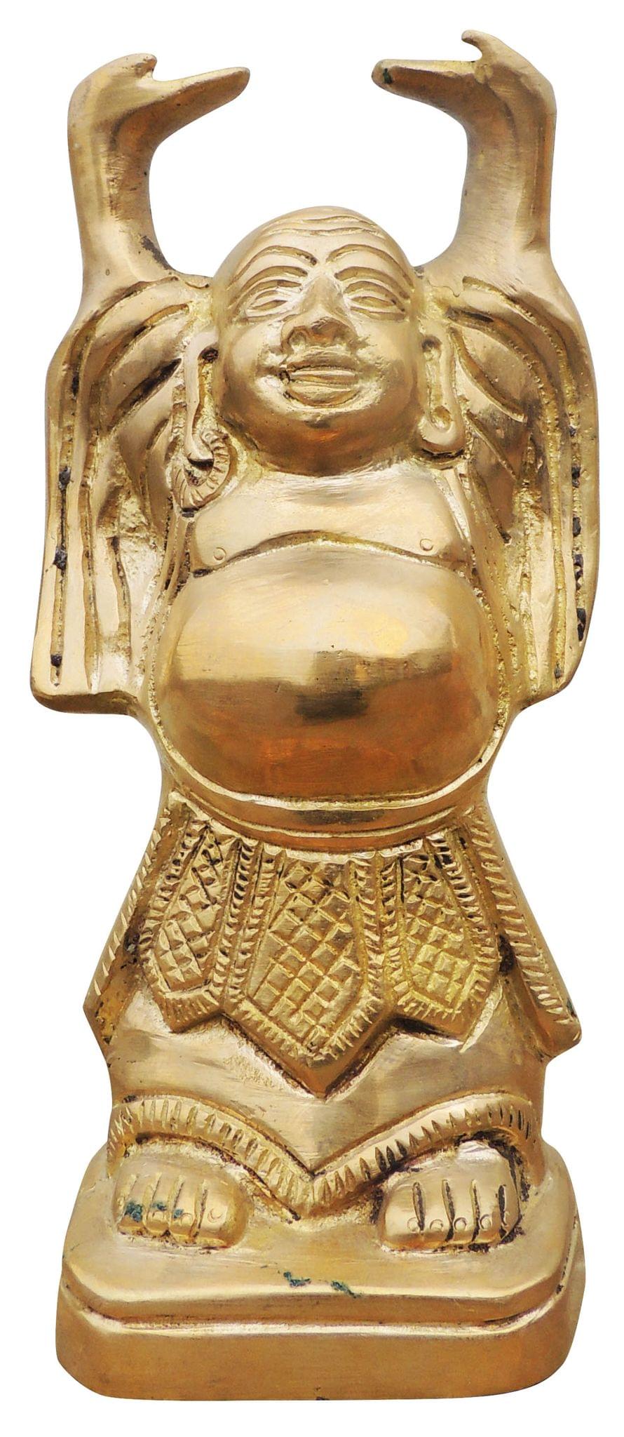 Brass Buddha — 7.6"