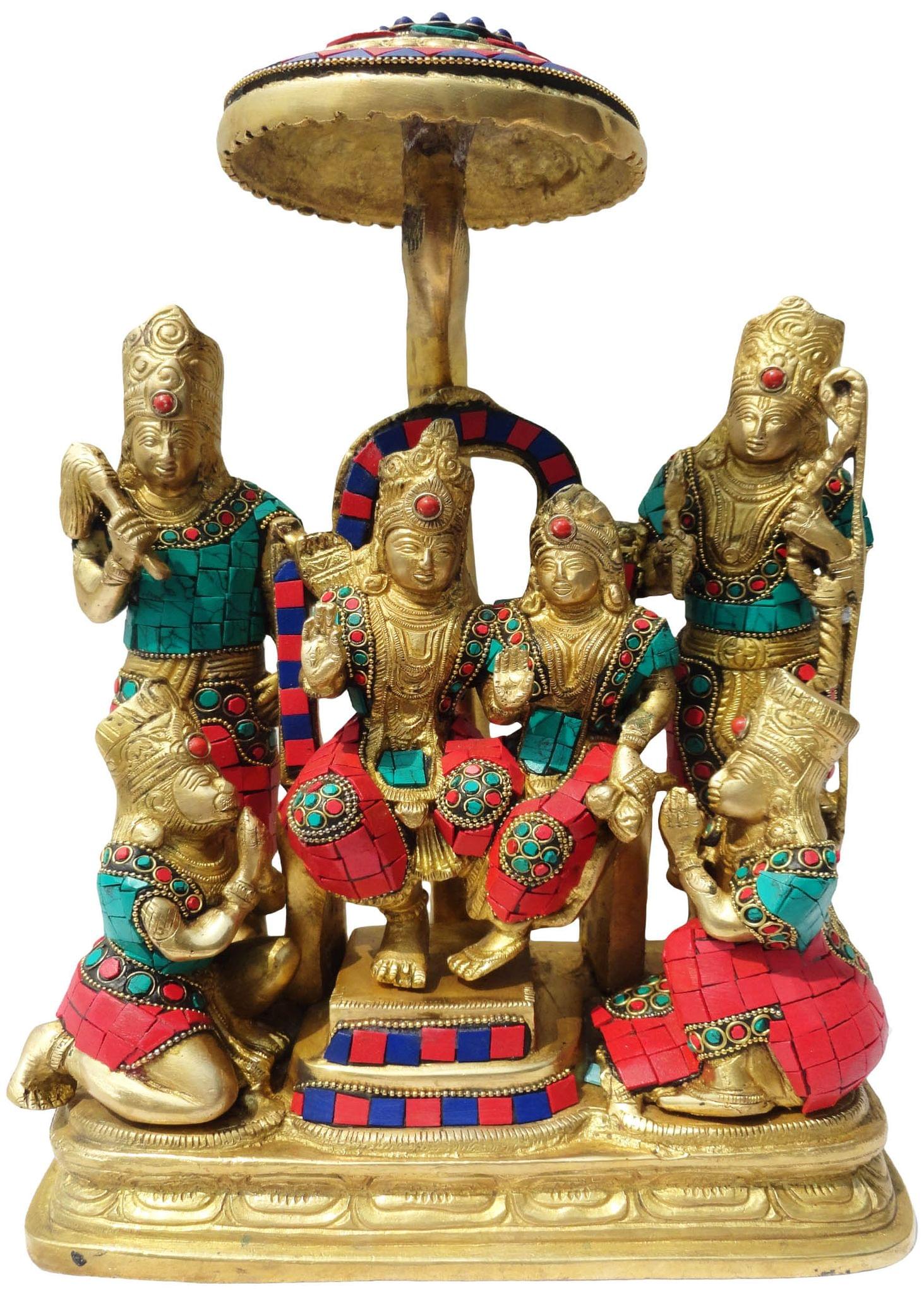 Brass Ram Darbar — 14"