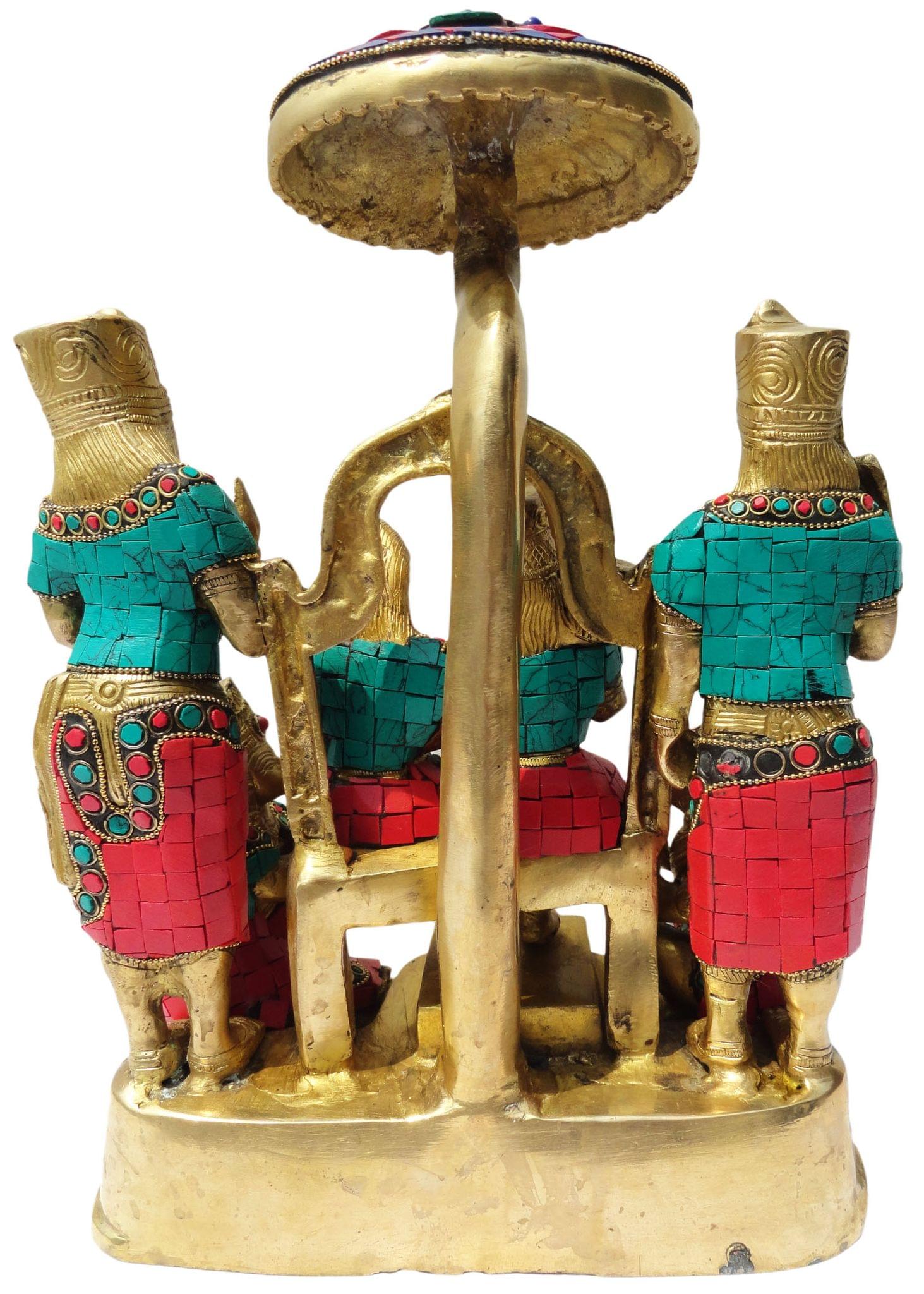 Brass Ram Darbar — 14"