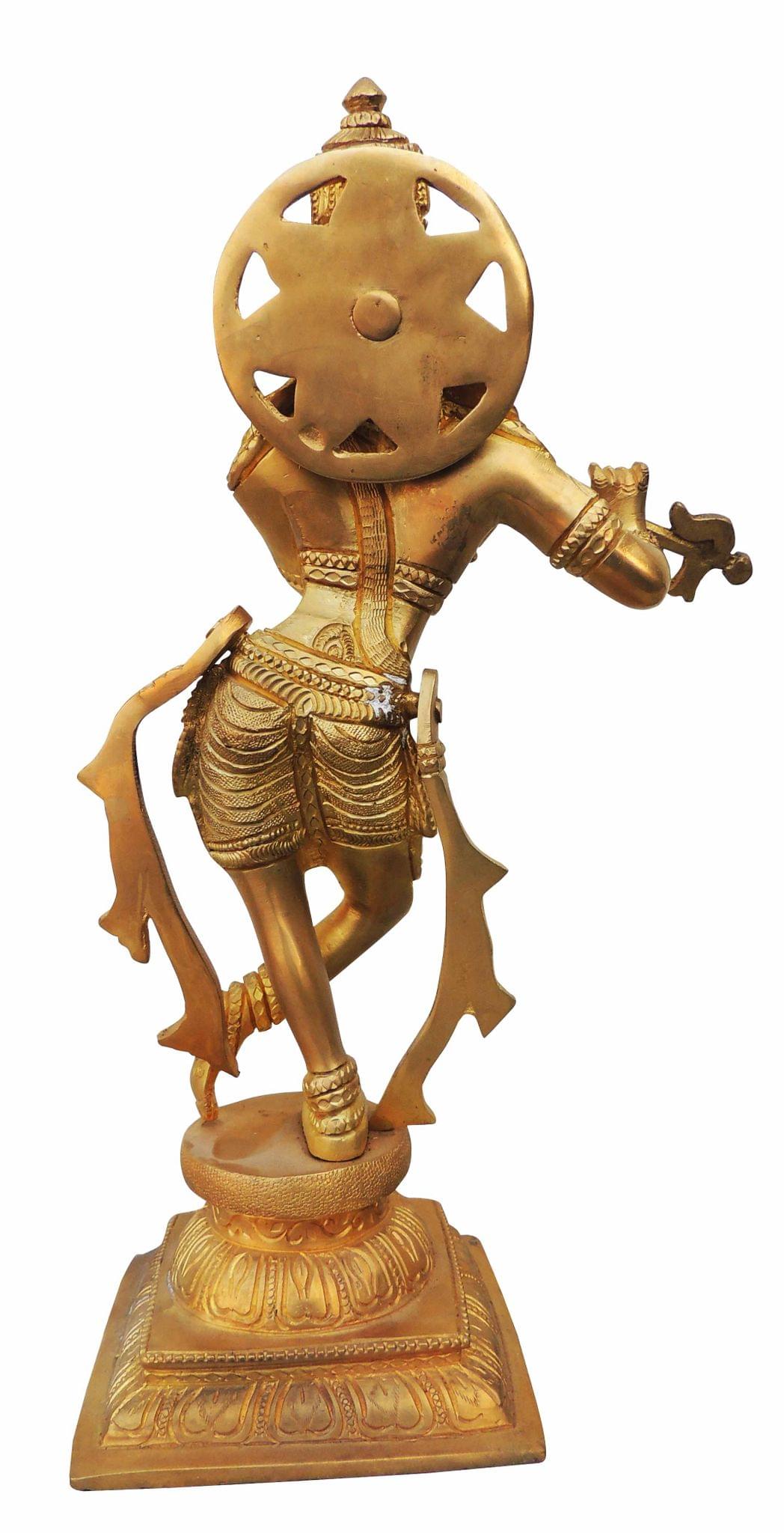 Brass Krishna, Dancing