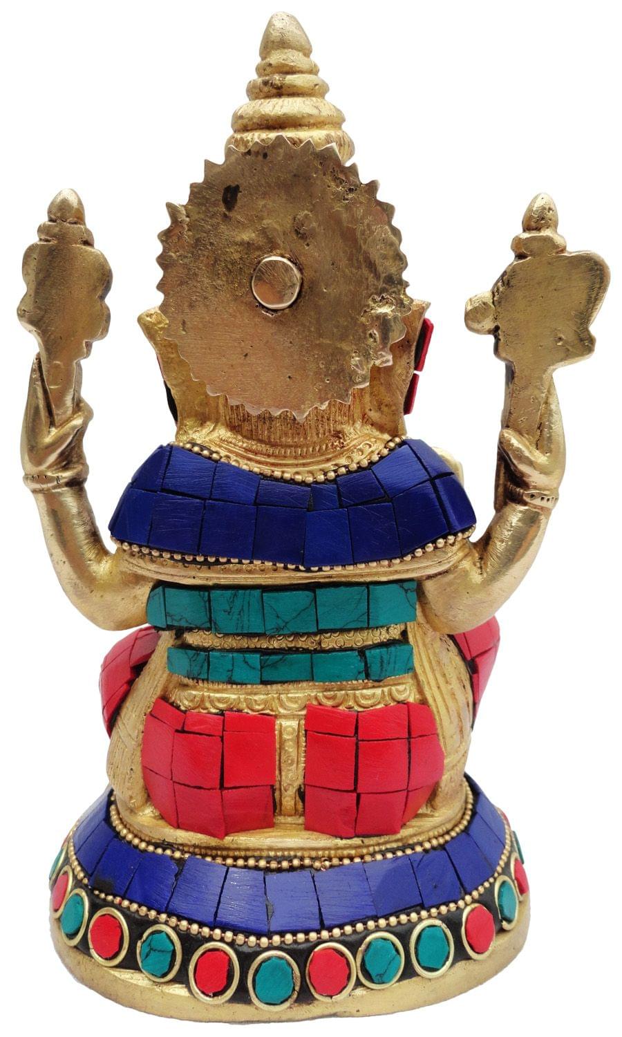 Brass Ganesh — 6.5"