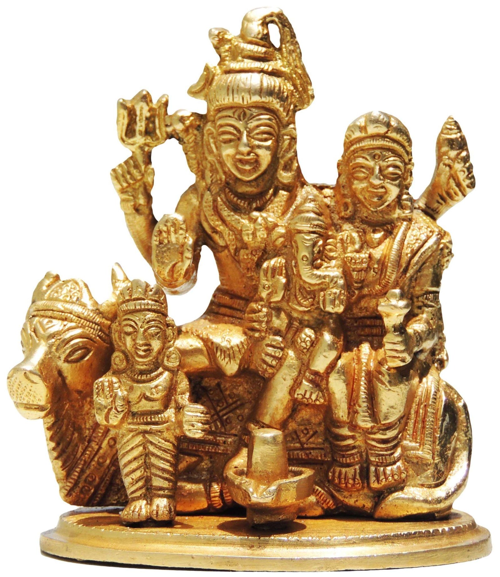 Brass Ganesh — 4"