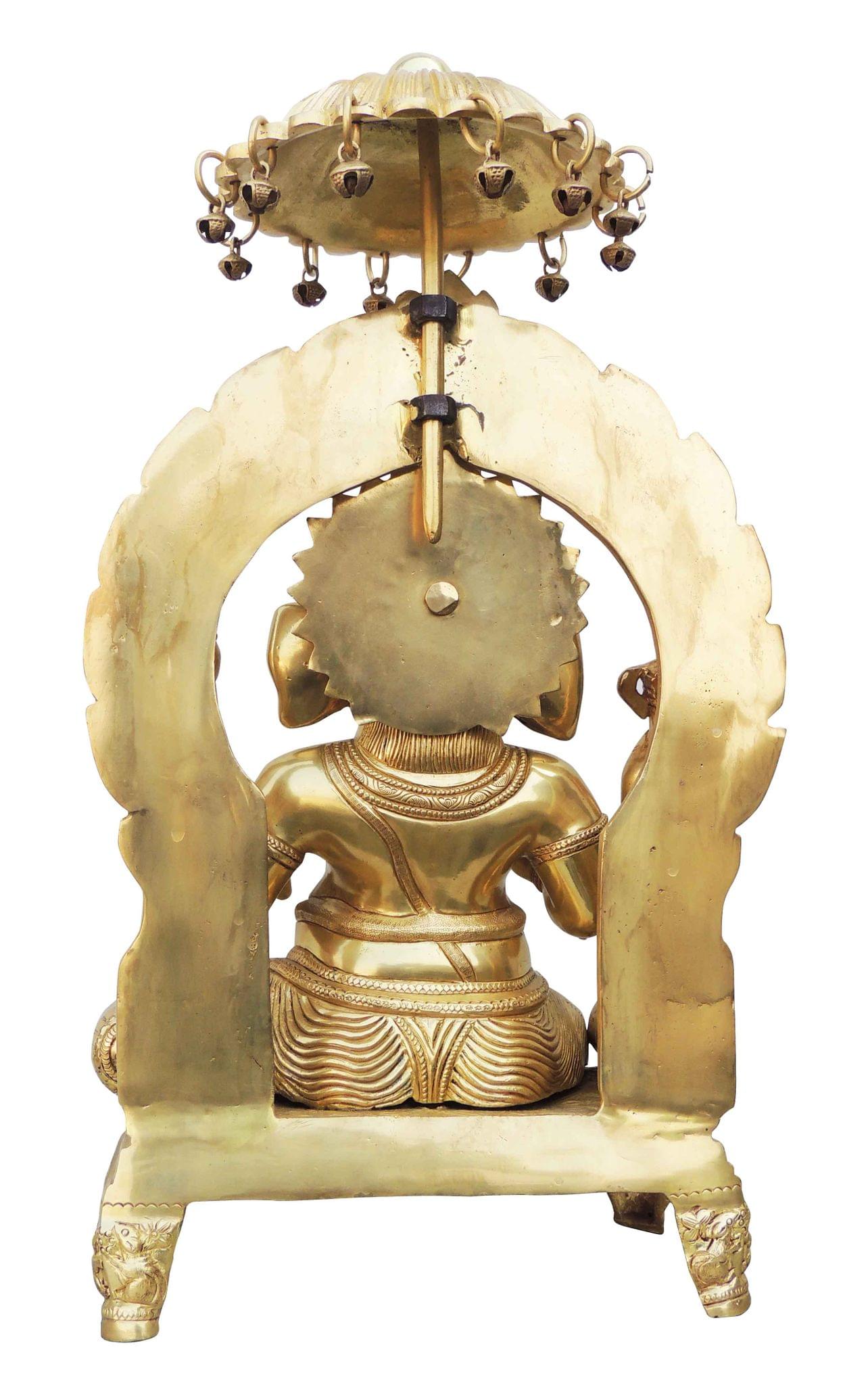 Brass Ganesh — 18"