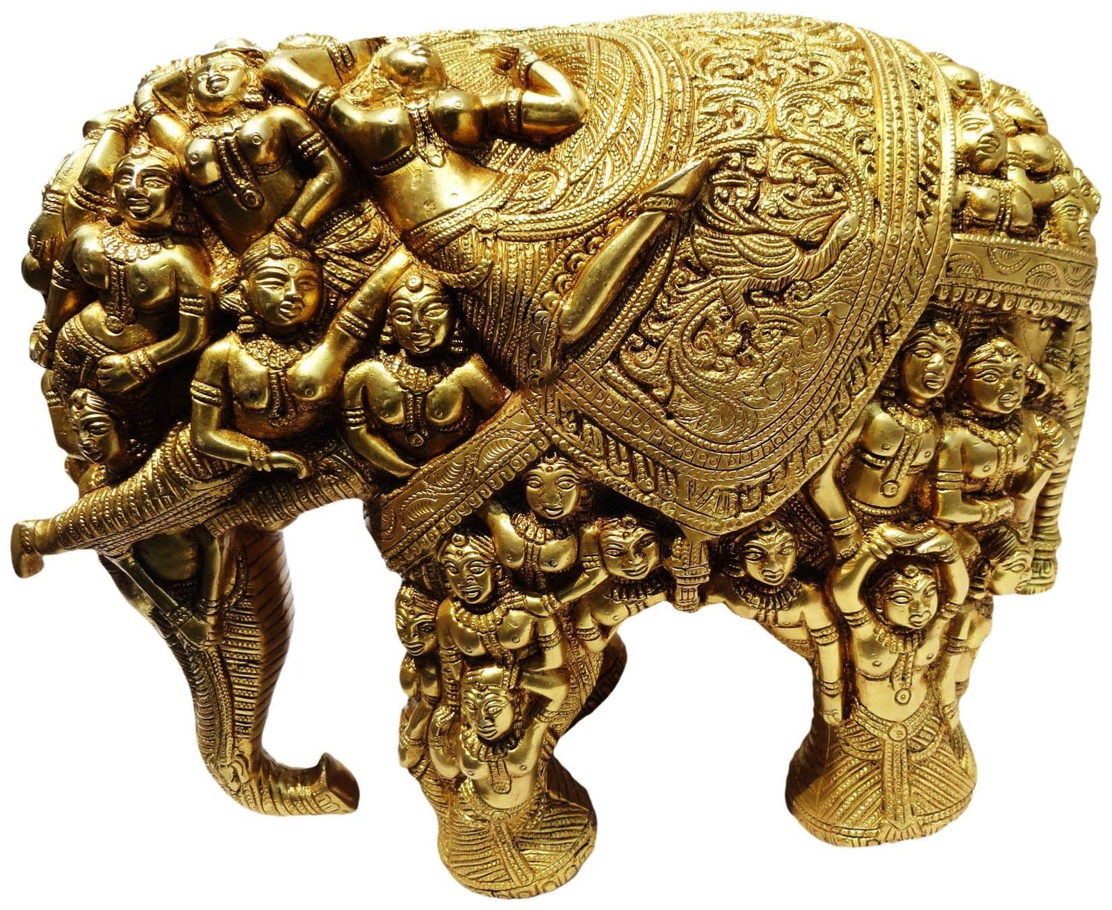 Brass Elephant — 13"