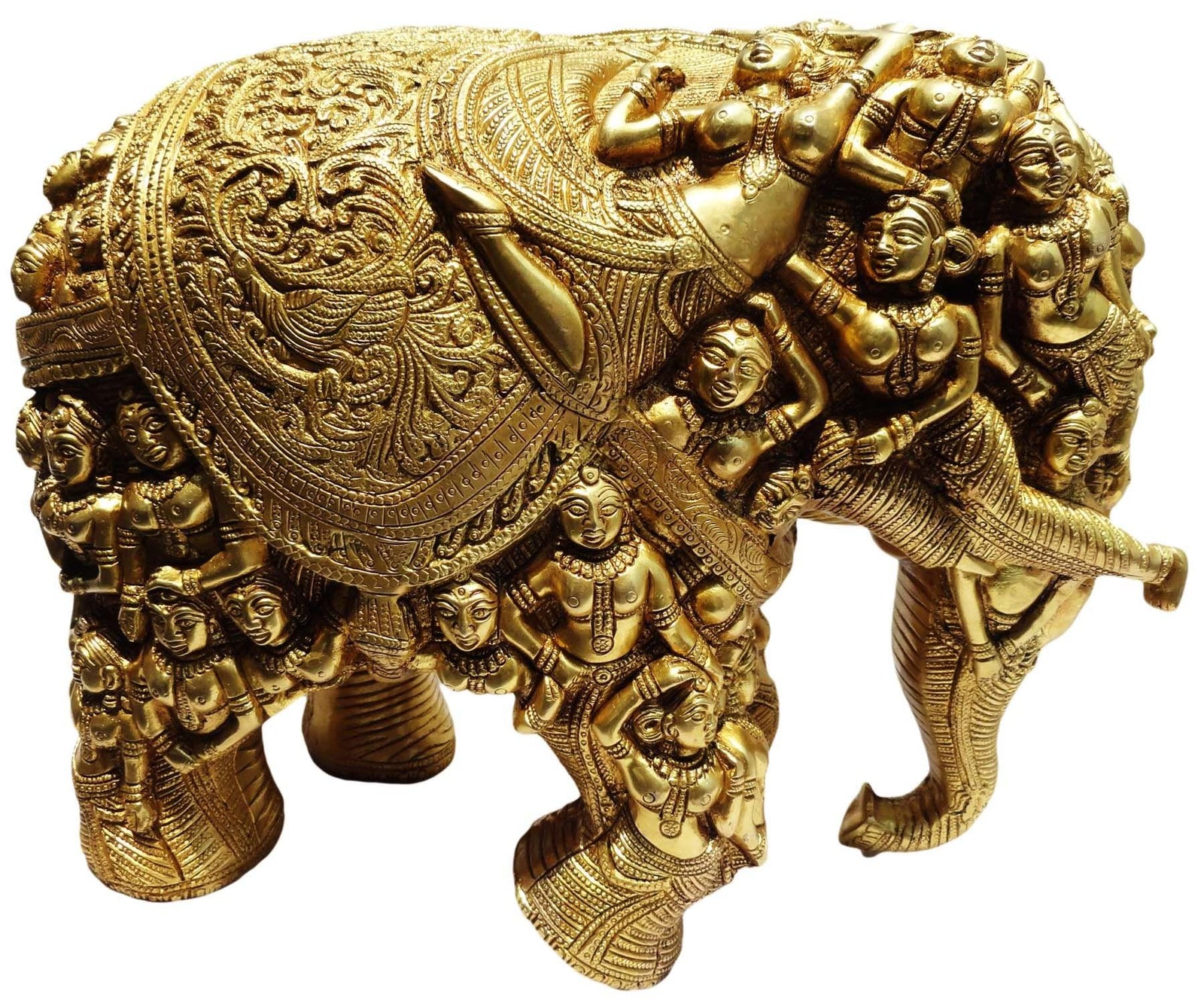 Brass Elephant — 13"