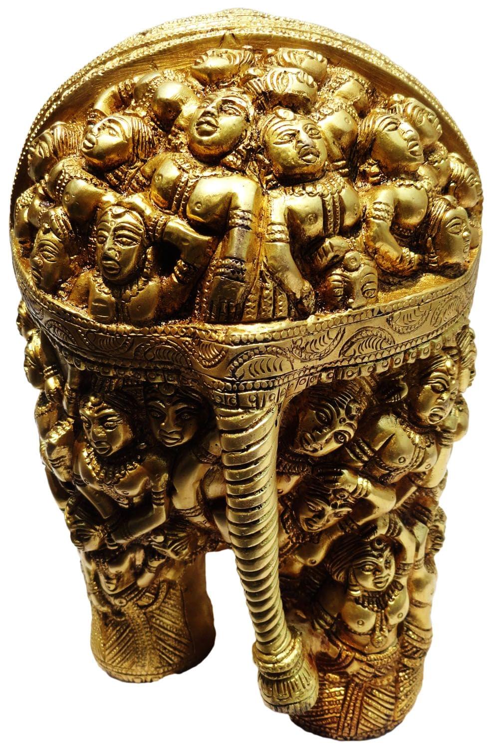 Brass Elephant — 13"