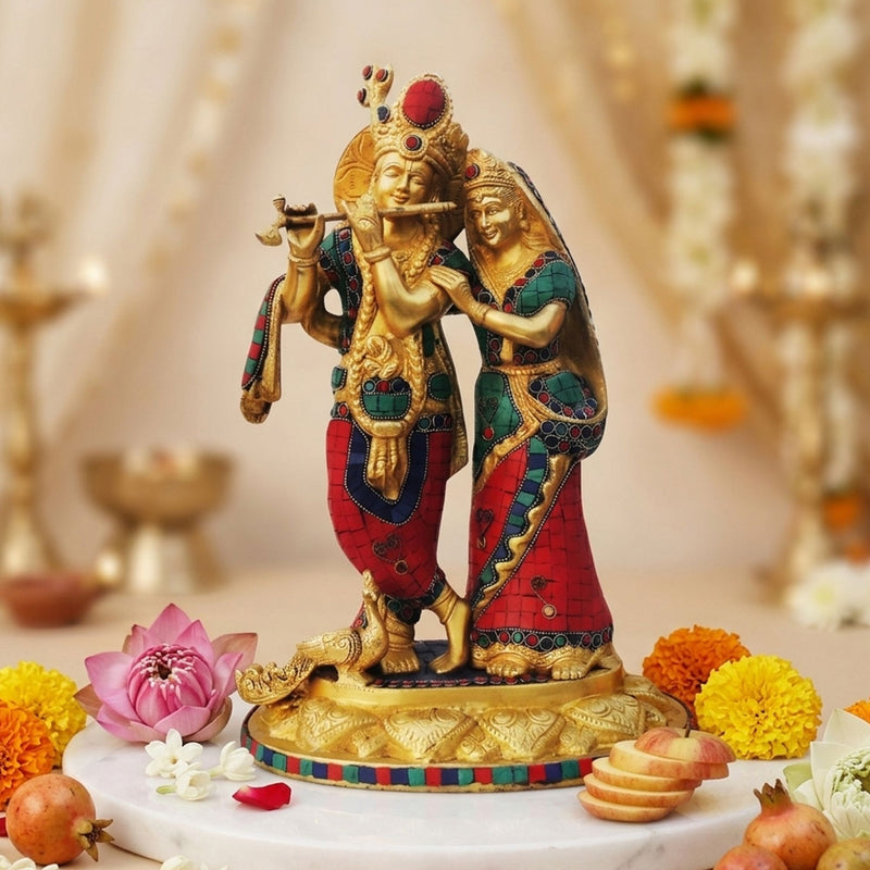 Brass Krishna — 17"