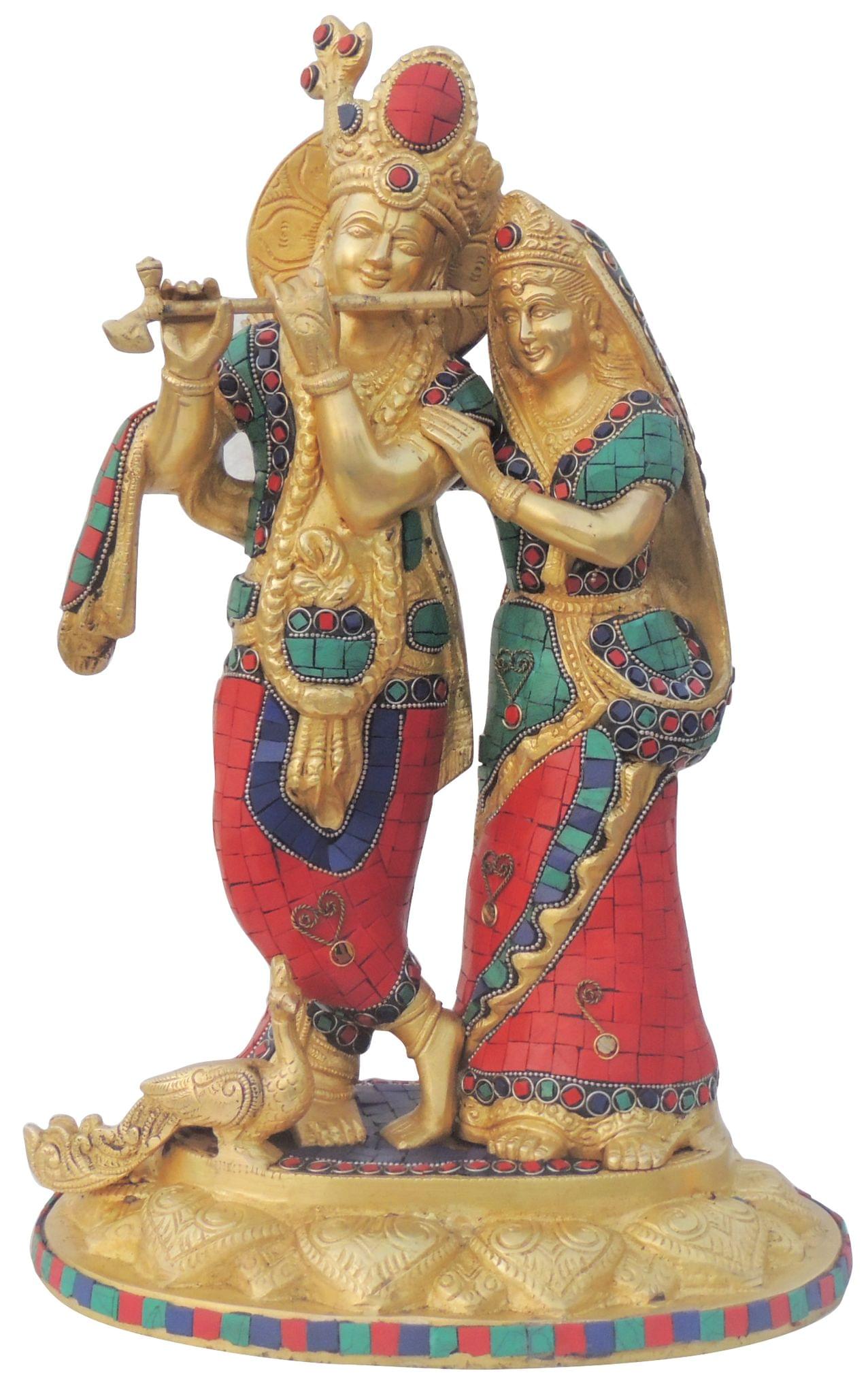 Brass Krishna — 17"