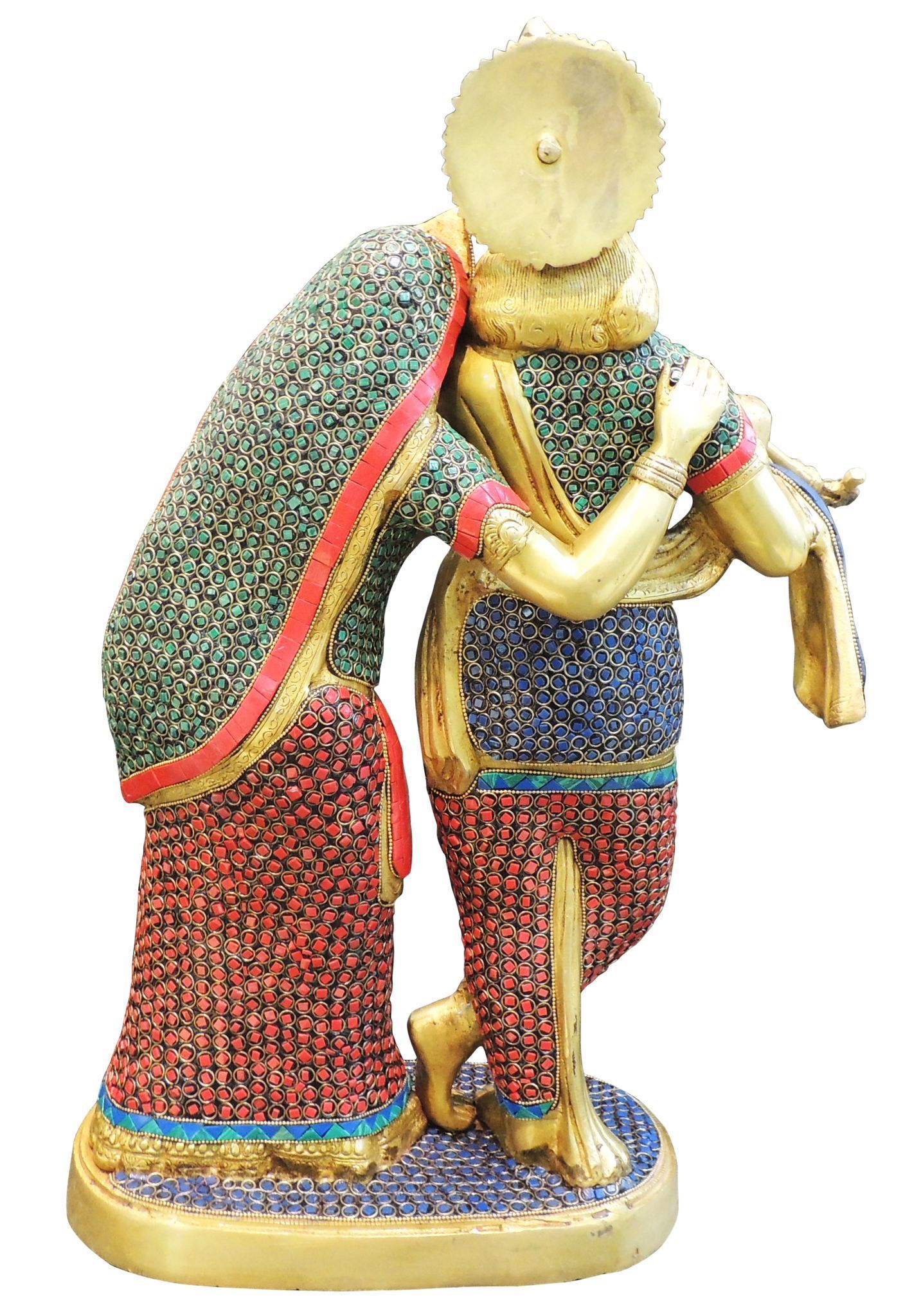 Brass Radha-Krishna — 23"