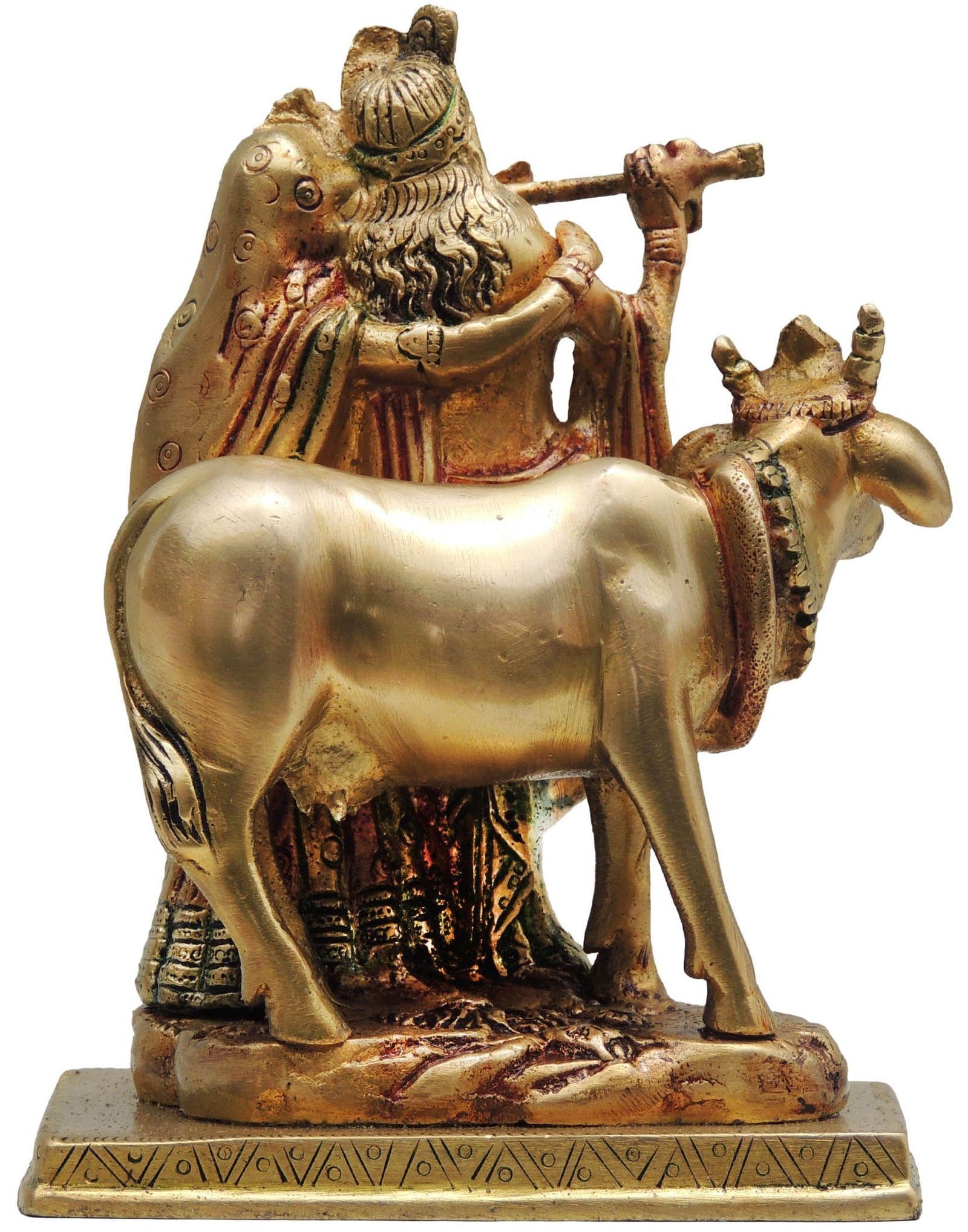 Brass Radha-Krishna — 7.5"