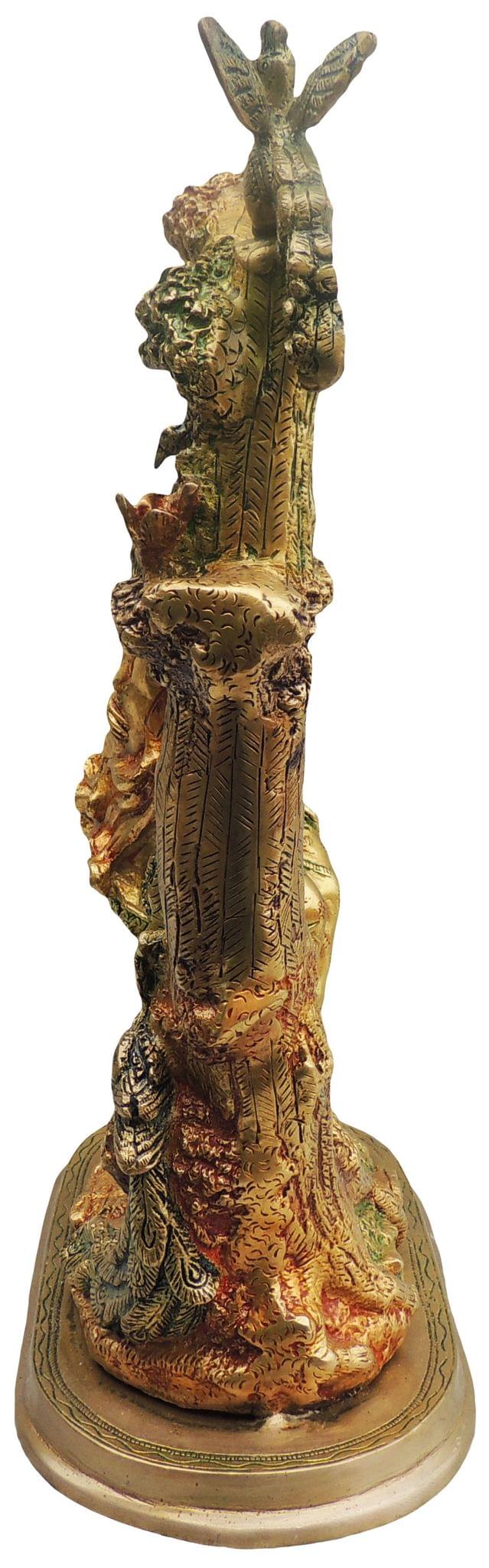 Brass Radha-Krishna — 15"