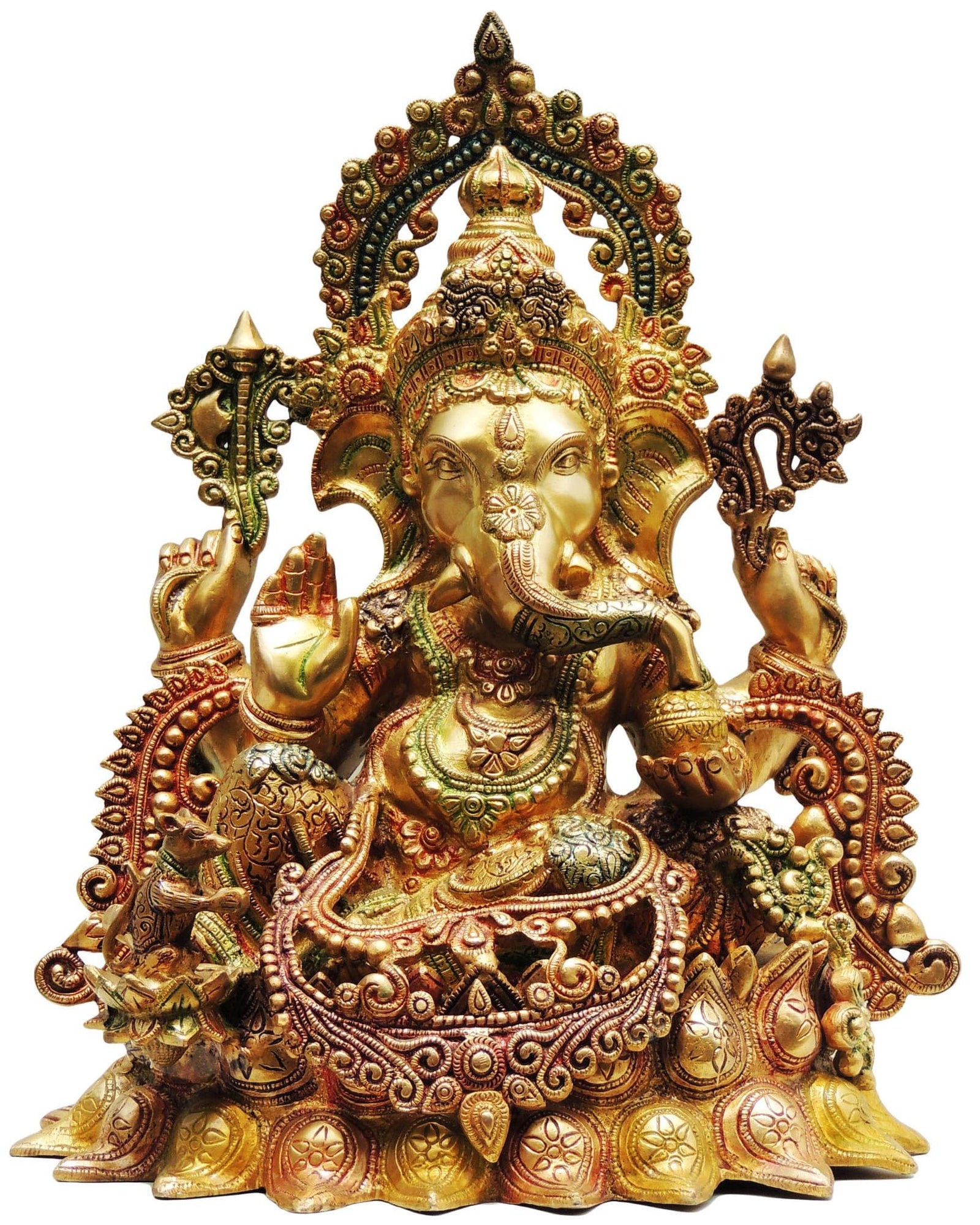 Brass Ganesh — 16.5"