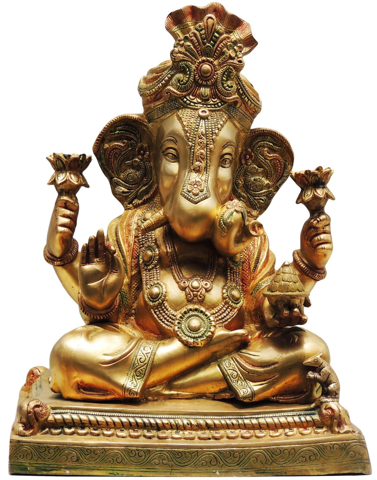 Brass Ganesh — 19"