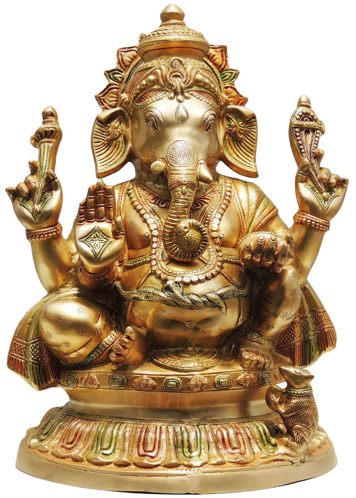 Brass Ganesh — 22"