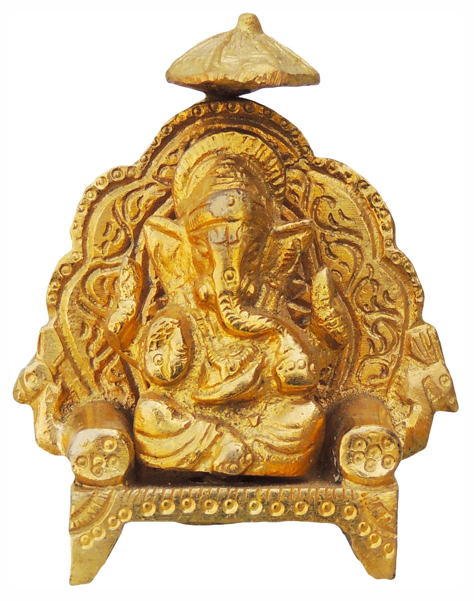 Brass Ganesh — 3"