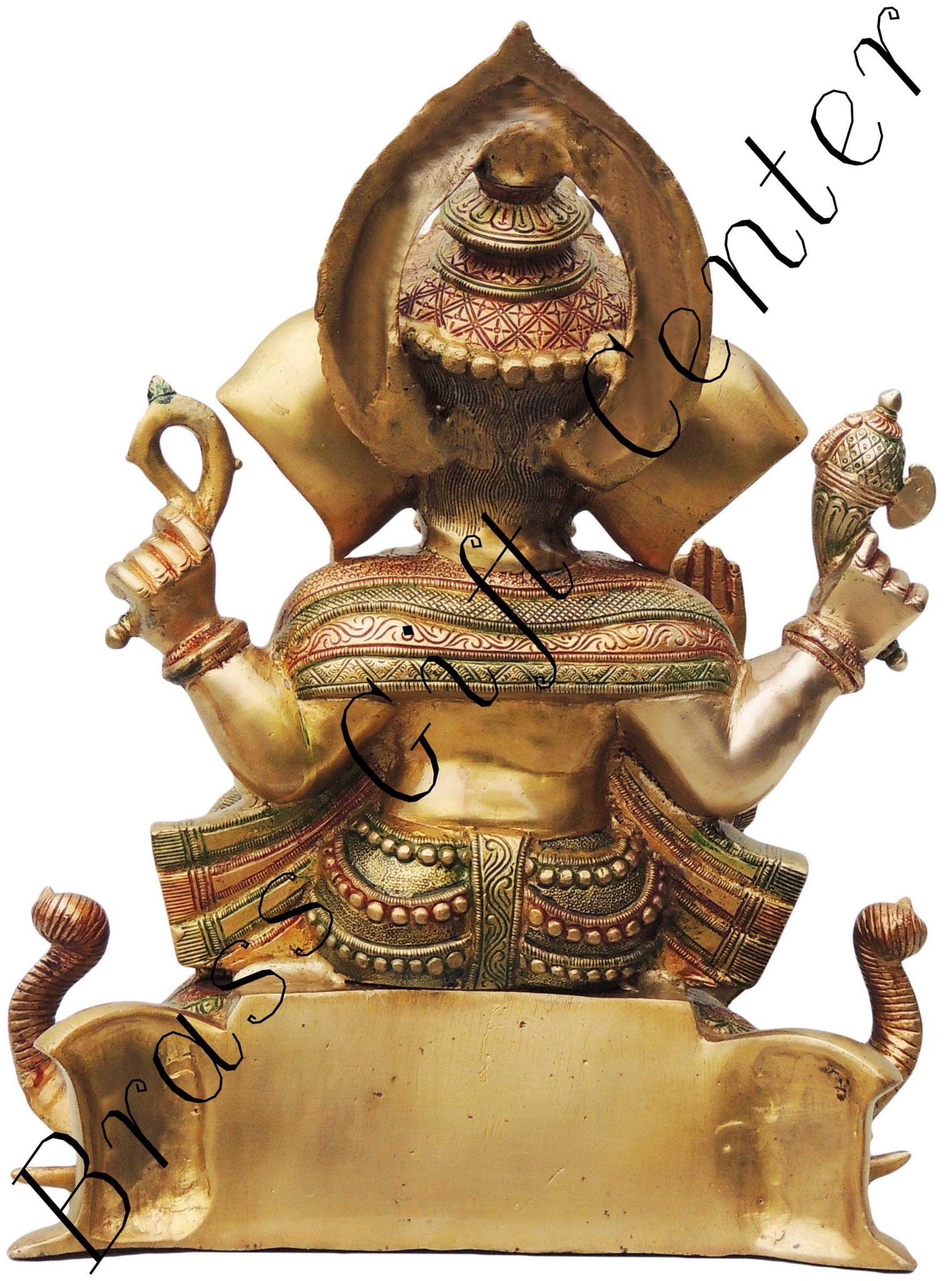 Brass Ganesh — 16.5"