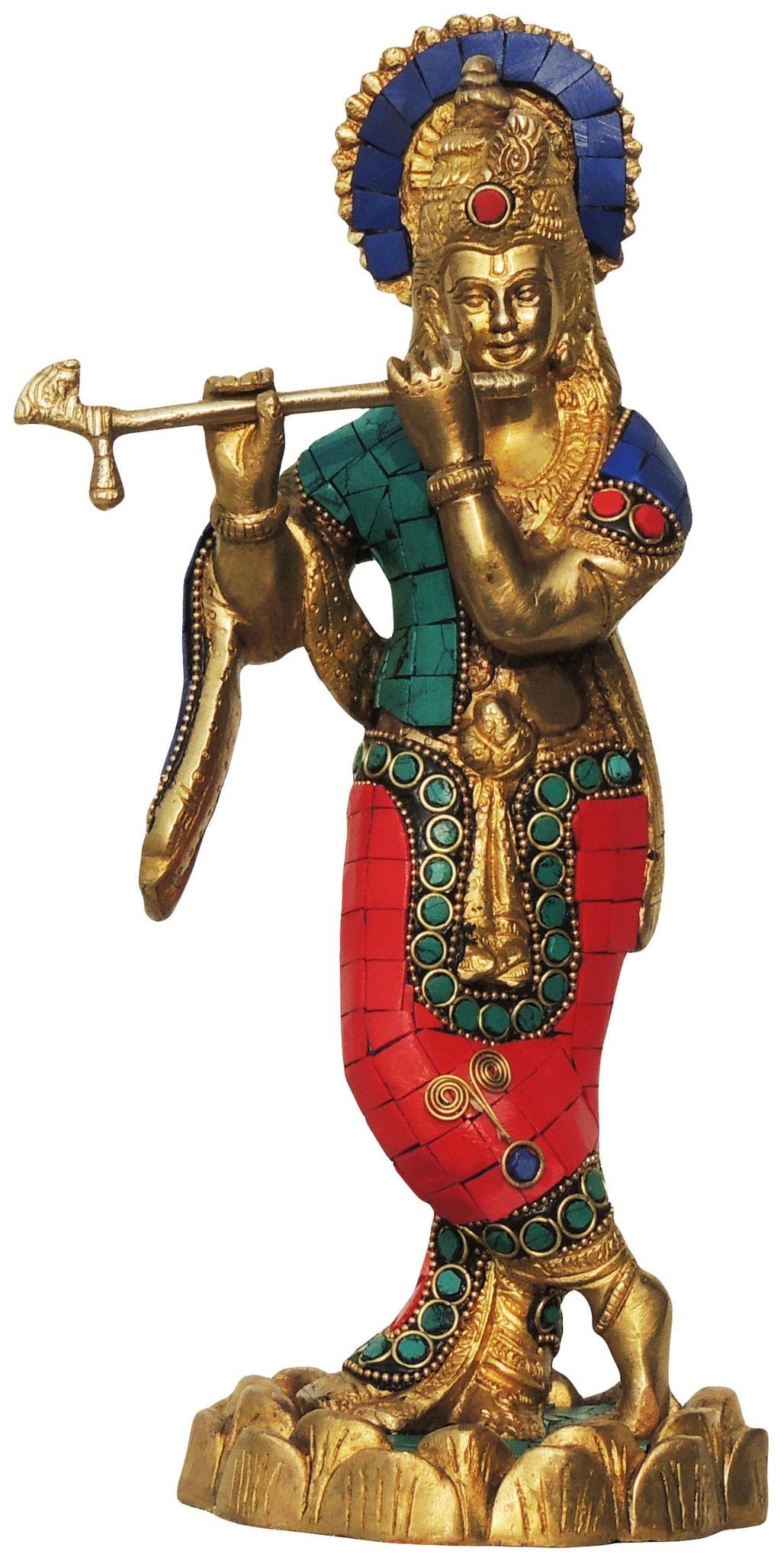 Brass Krishna