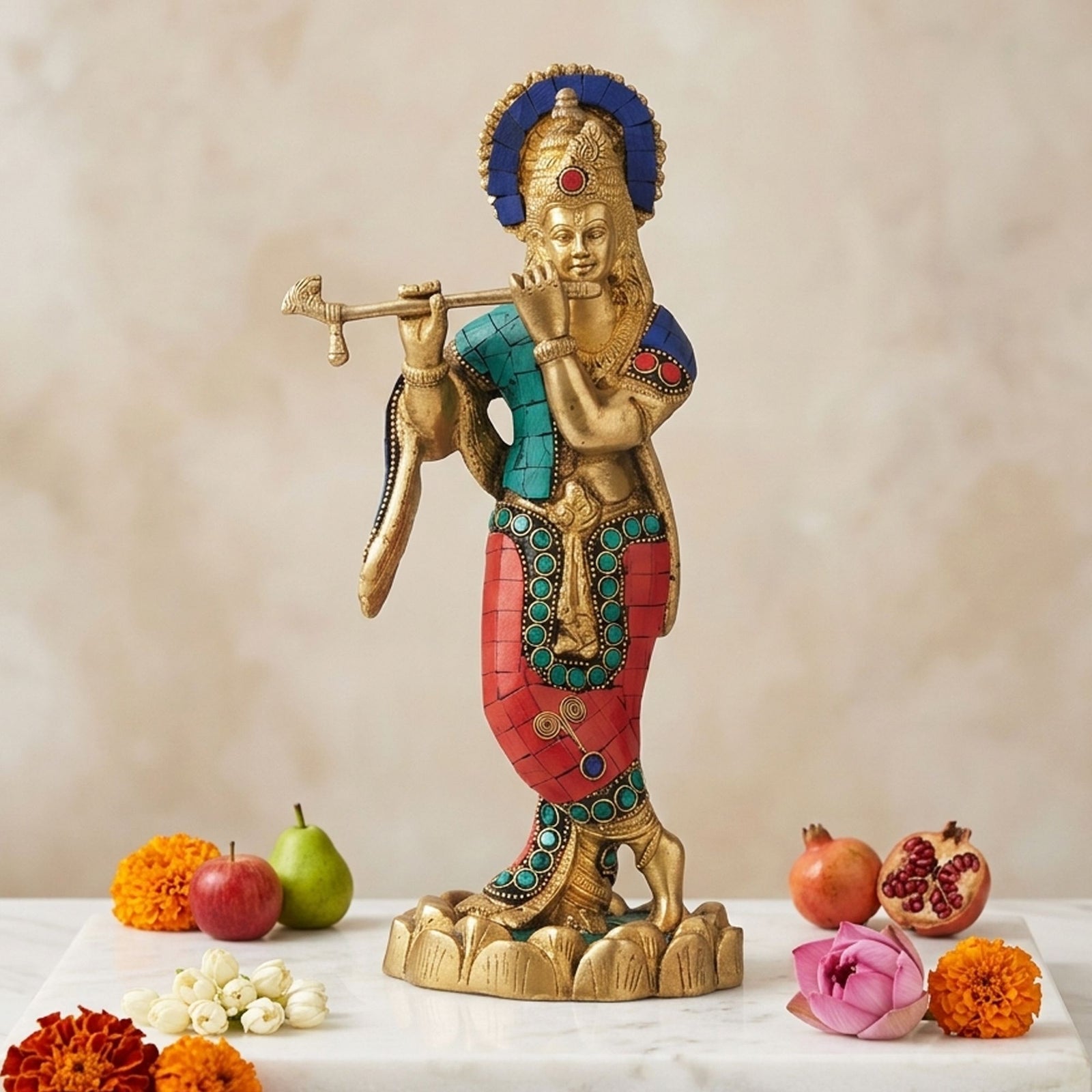 Brass Krishna