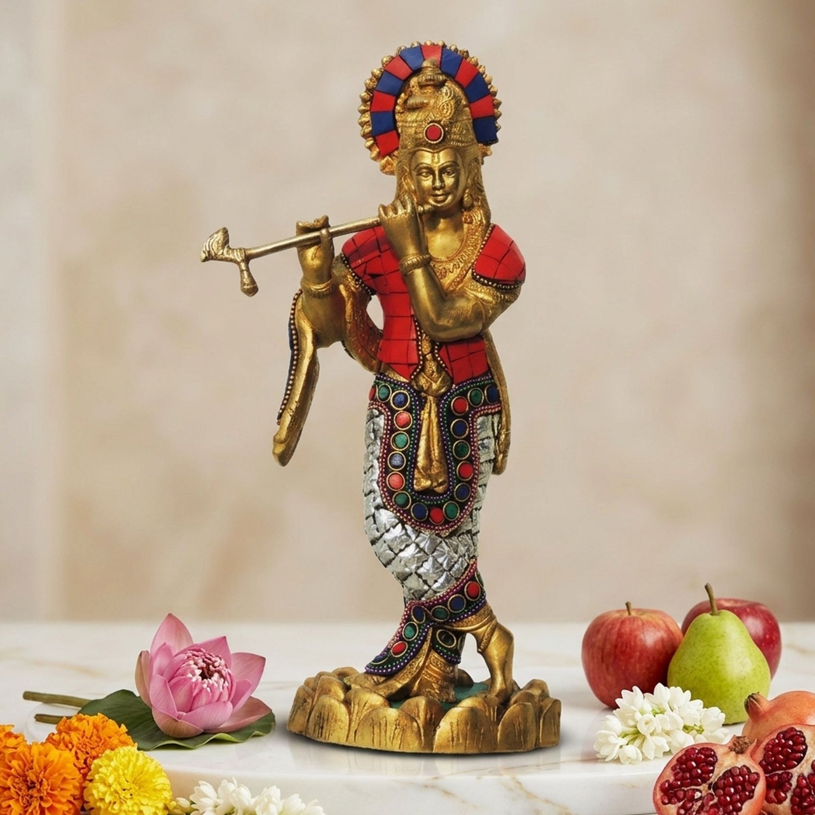 Brass Krishna