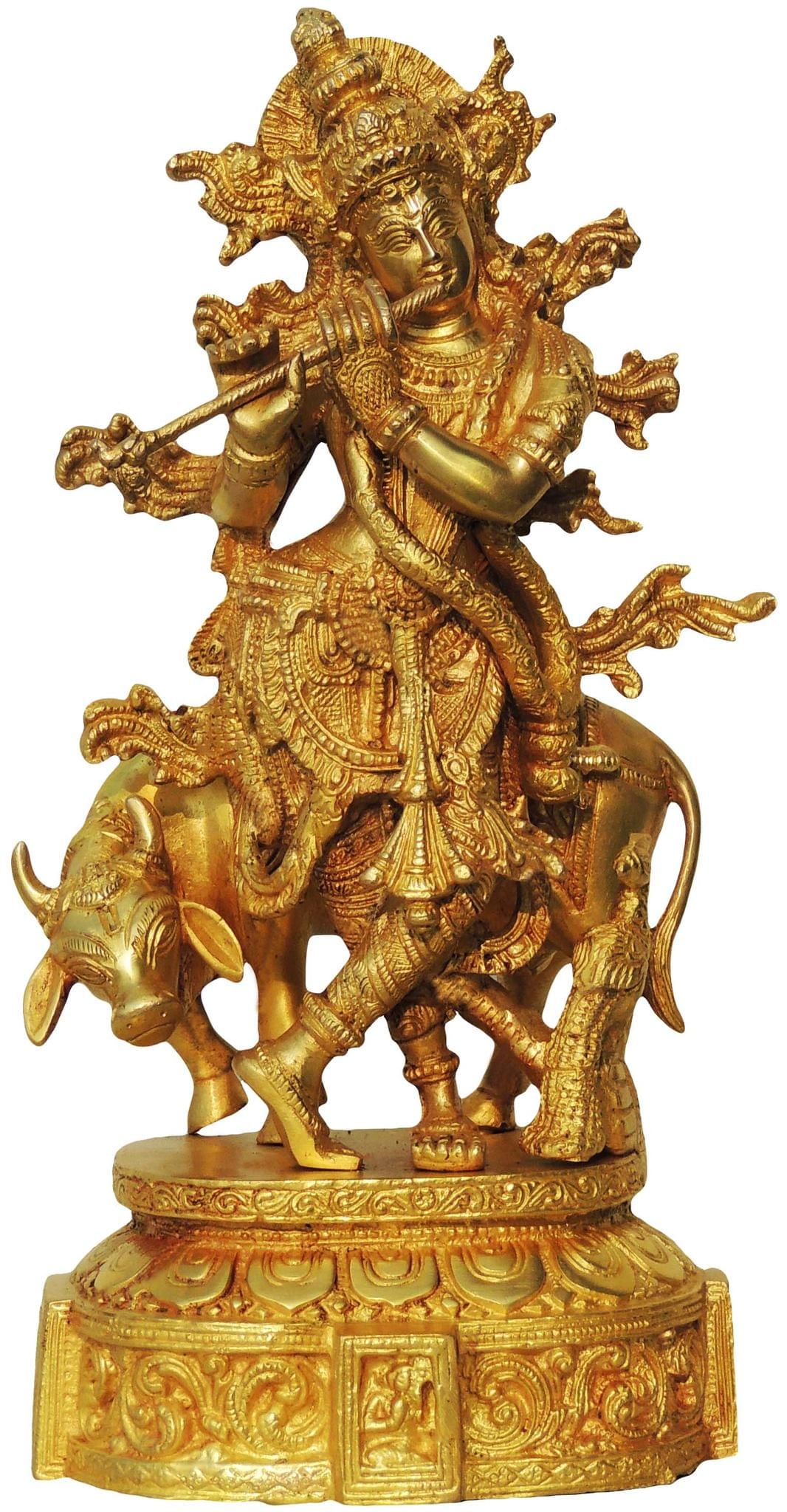 Brass Krishna