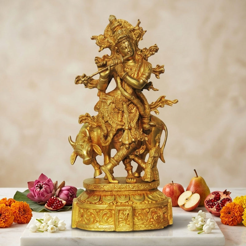 Brass Krishna