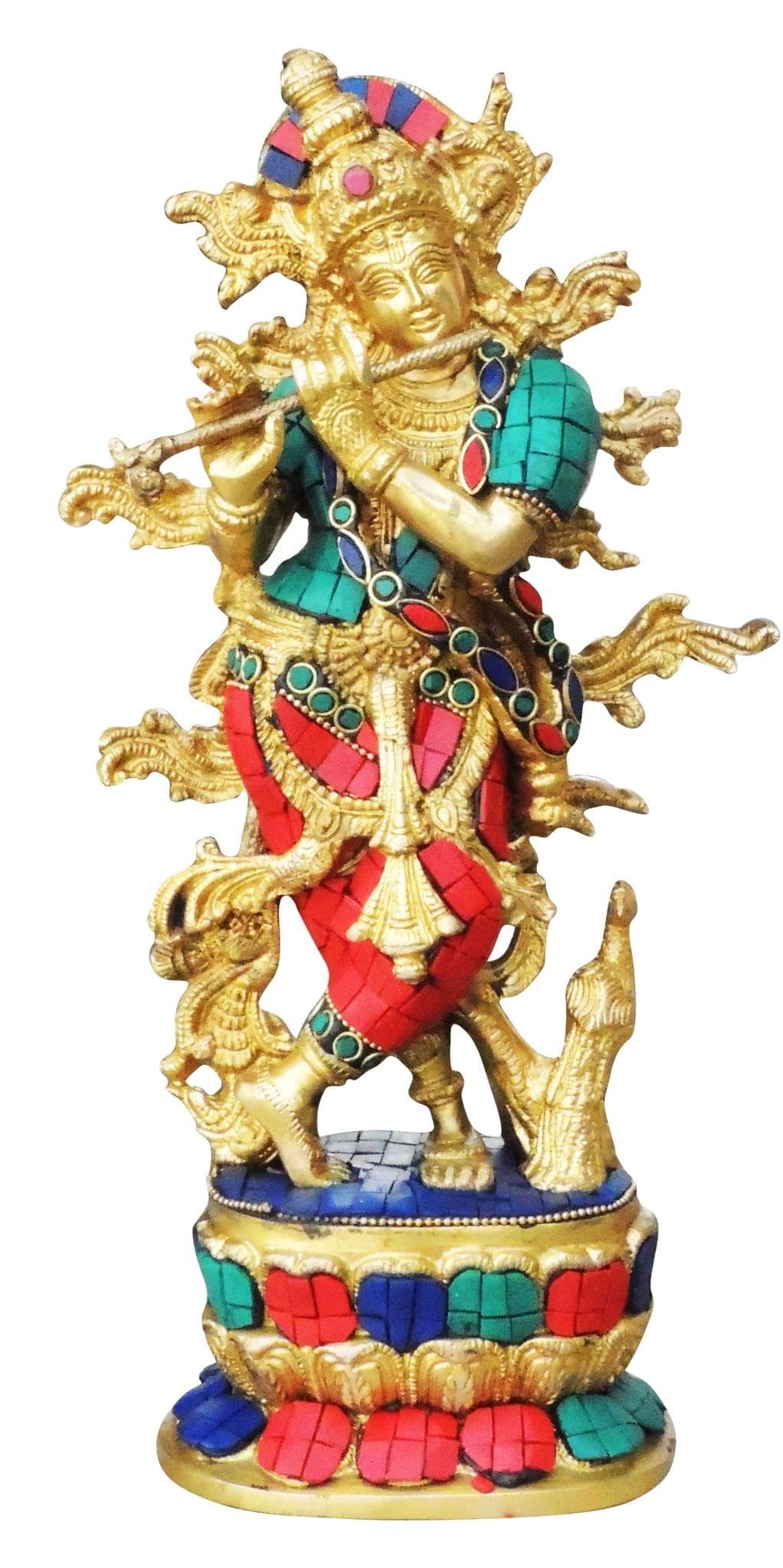 Brass Krishna
