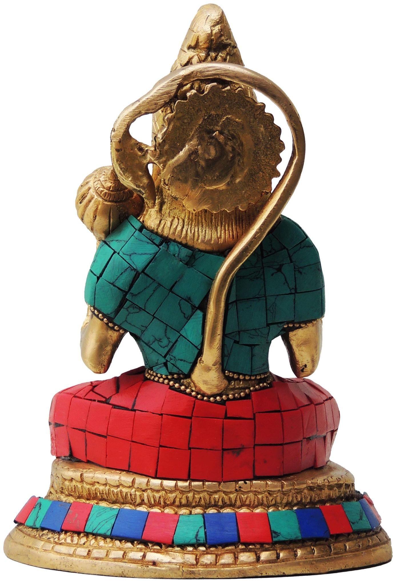 Brass Hanuman — 6.5"