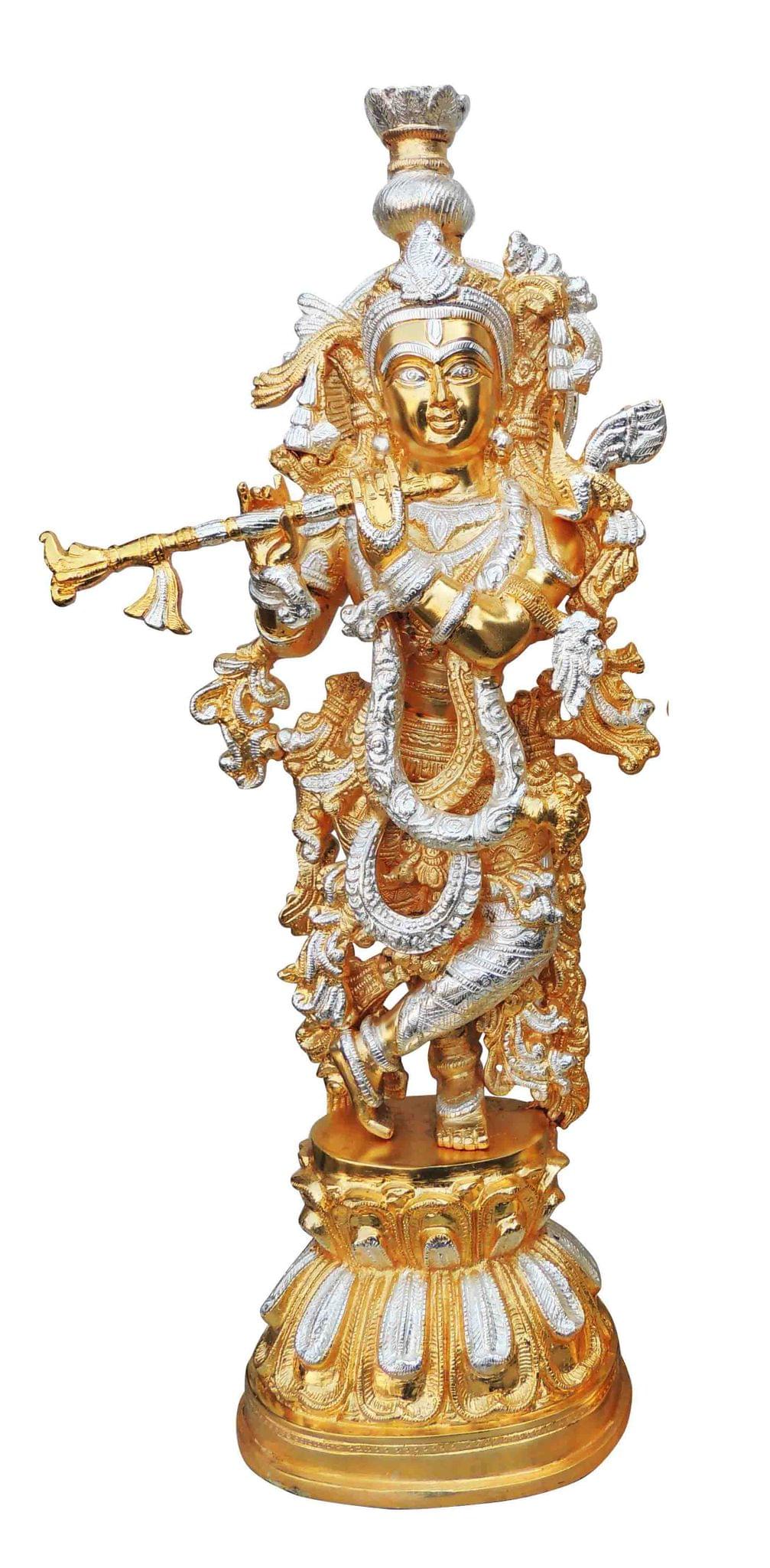 Brass Krishna — 21.2"