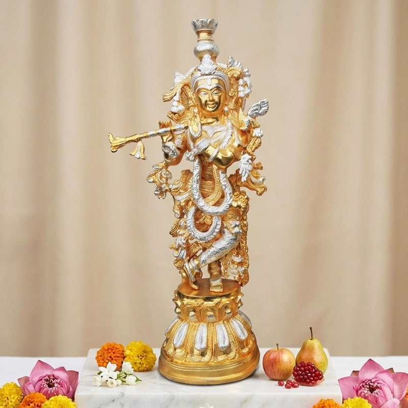 Brass Krishna — 21.2"