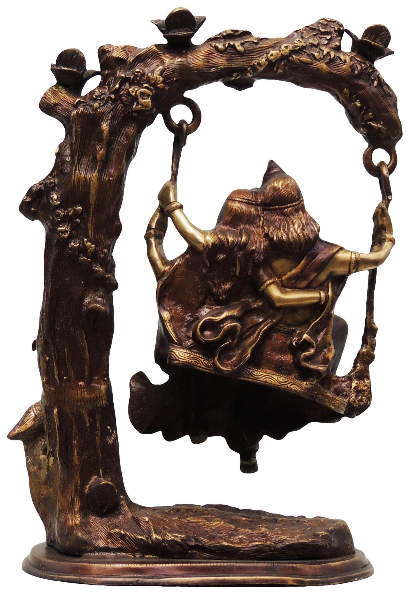 Brass Radha-Krishna — 20"