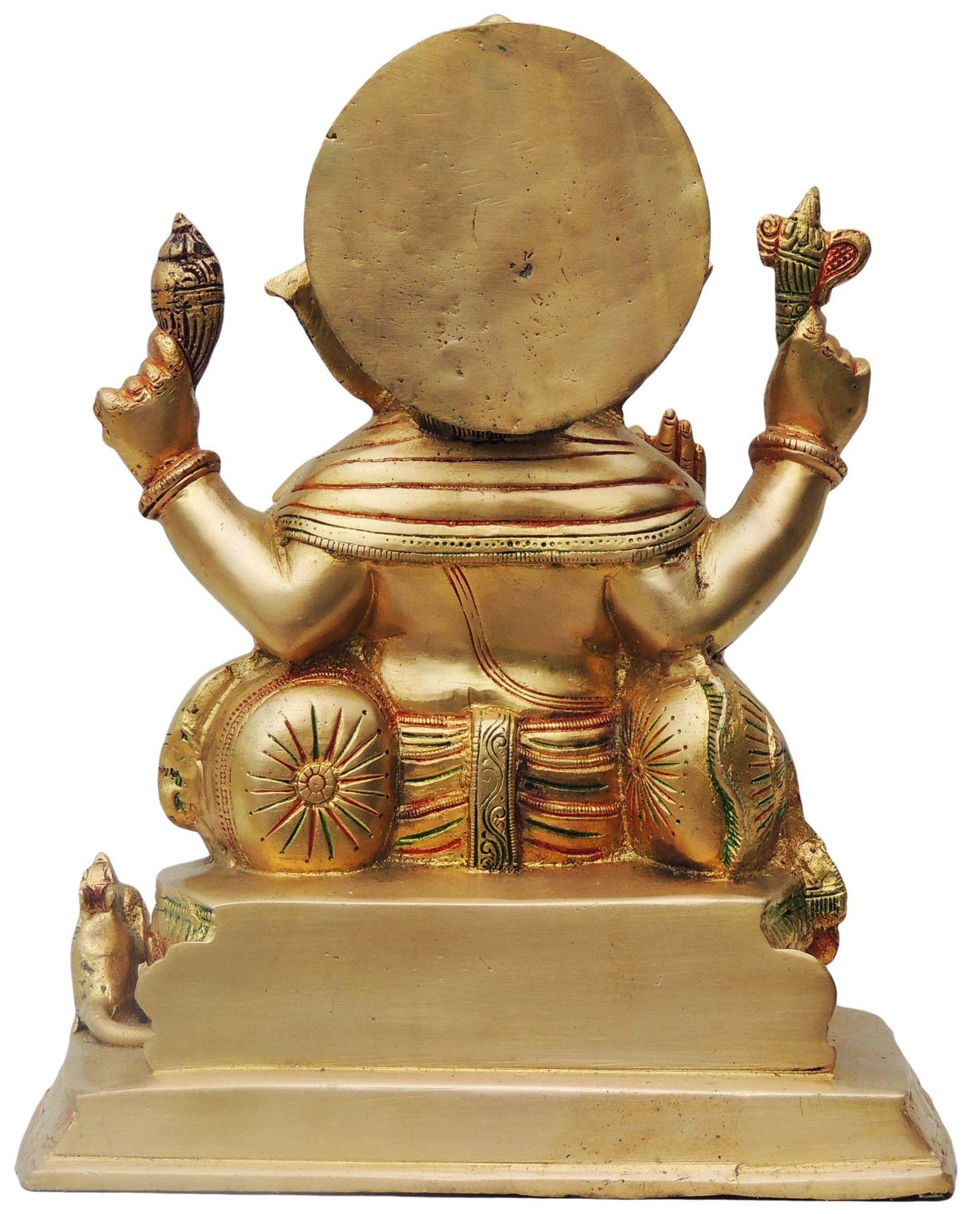 Brass Ganesh — 12.8"