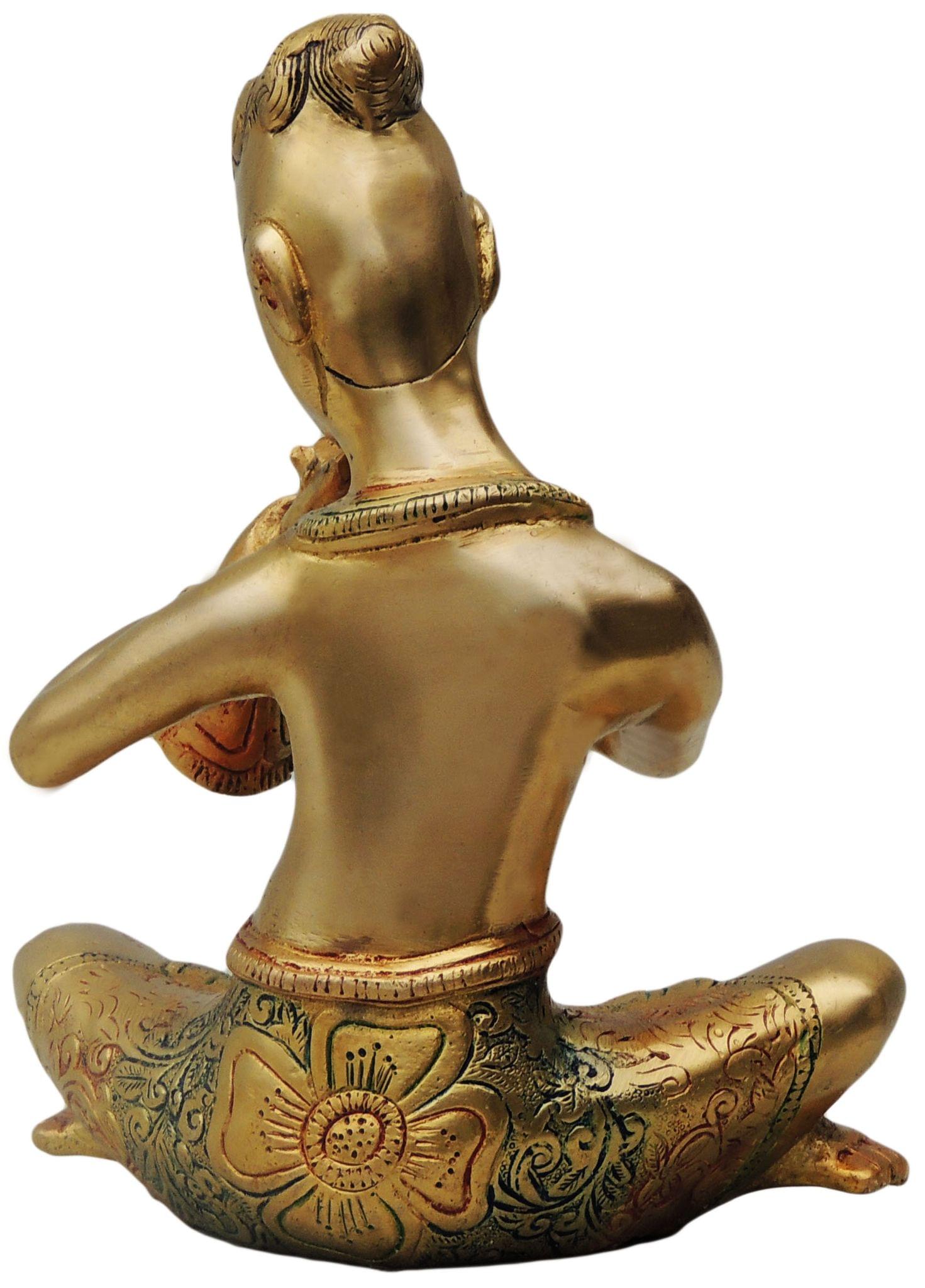 Brass Rajasthani Bigul — 8.5"
