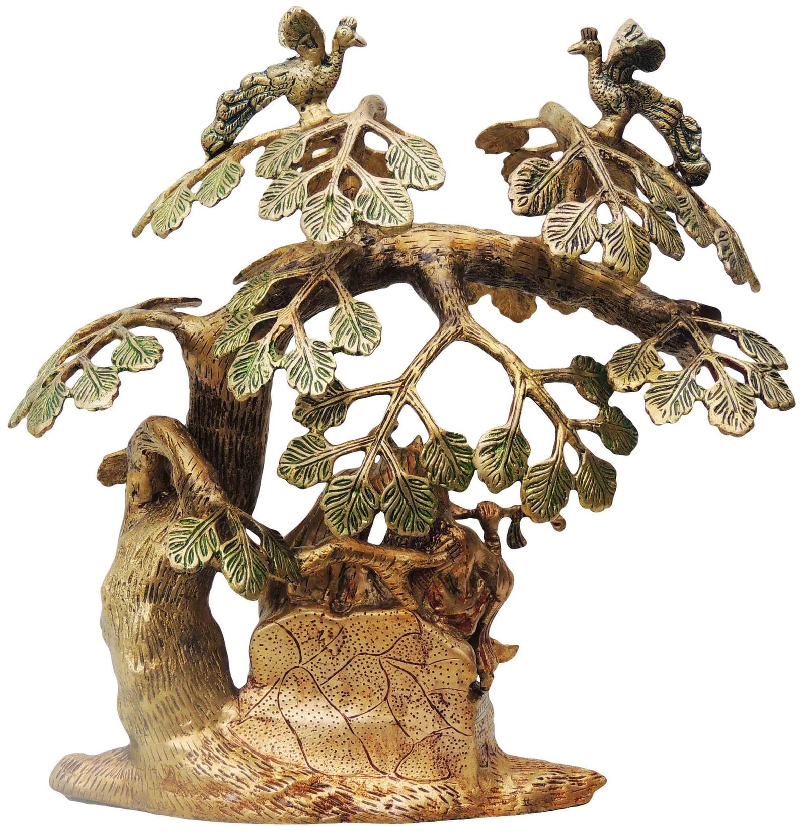 Brass Radha-Krishna — 14"