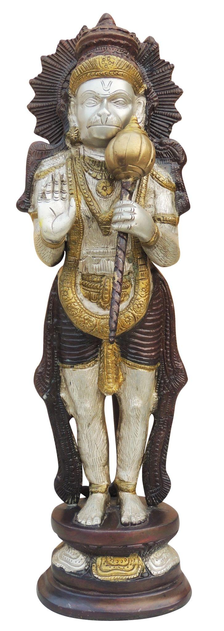 Brass Hanuman — 17"